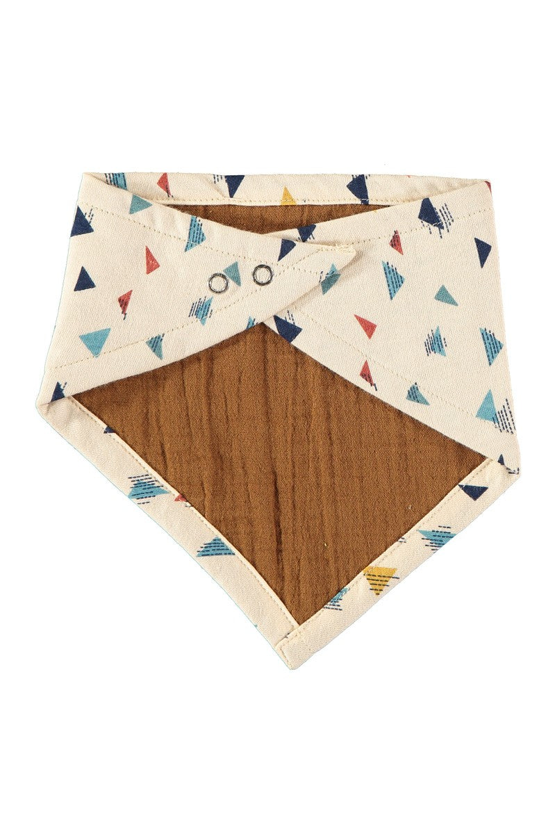copy of Babero estampado triángulos