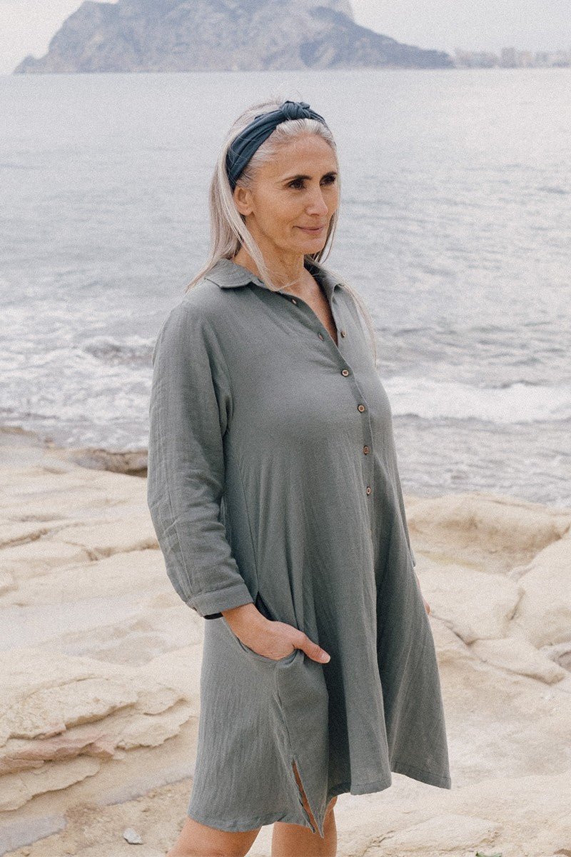 Elisa dress in green