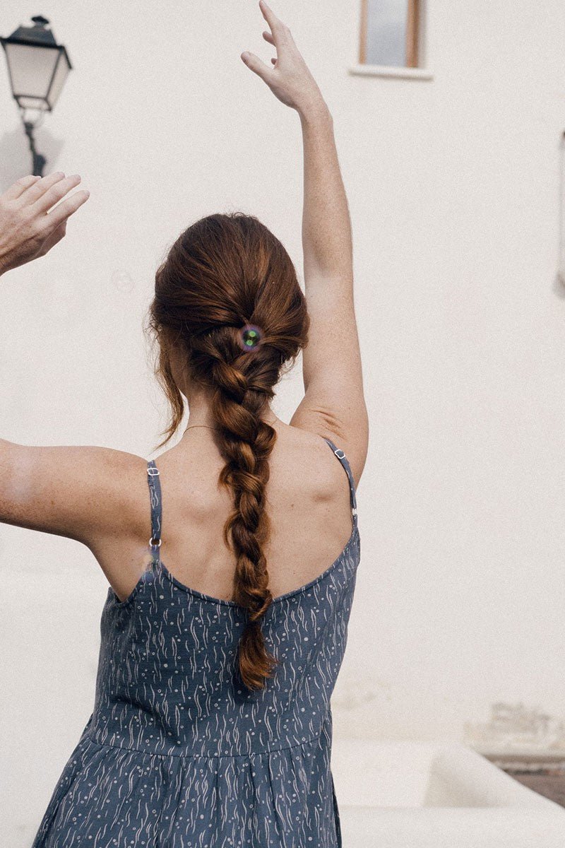 Elma's dress with fog in blue - Imagen 4