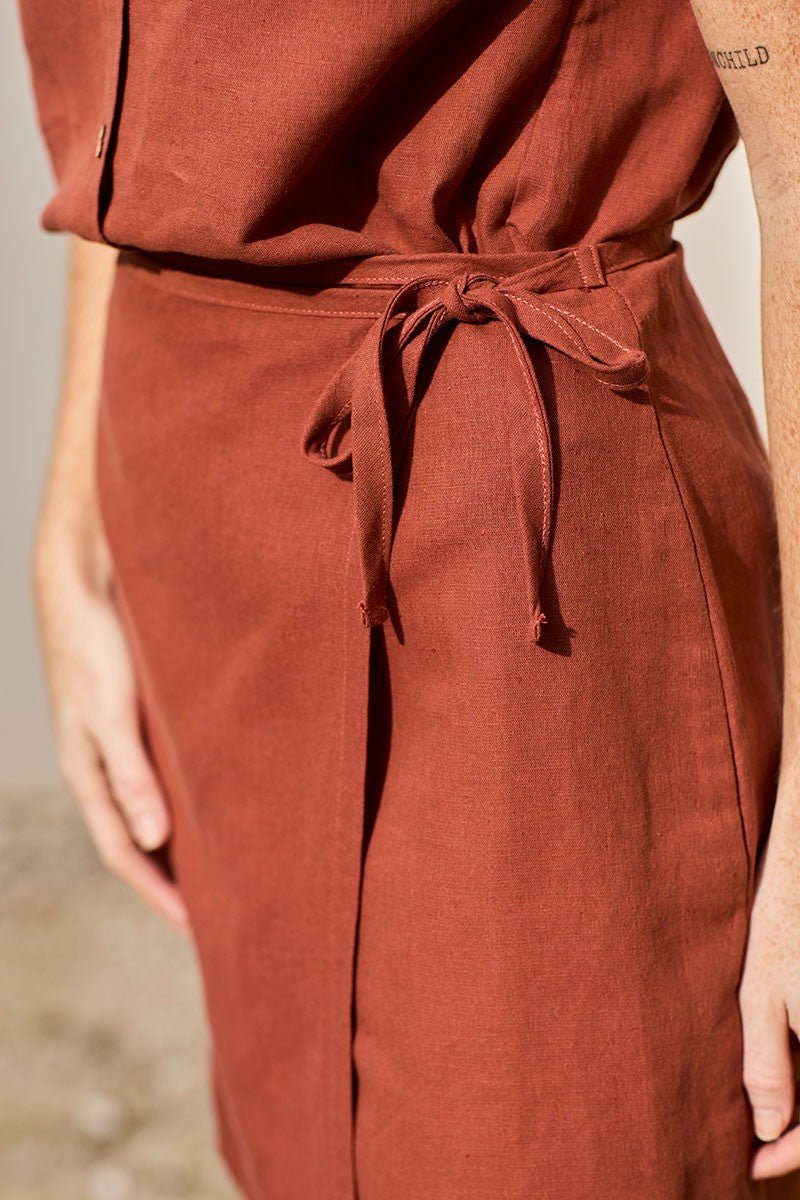 Falda Famara Rojo Rooibos