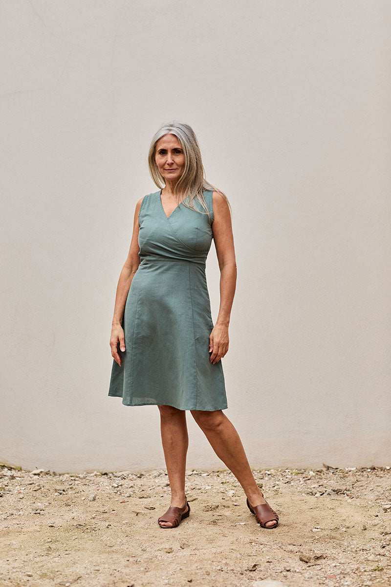 Fara Dress Blue Aquamarine