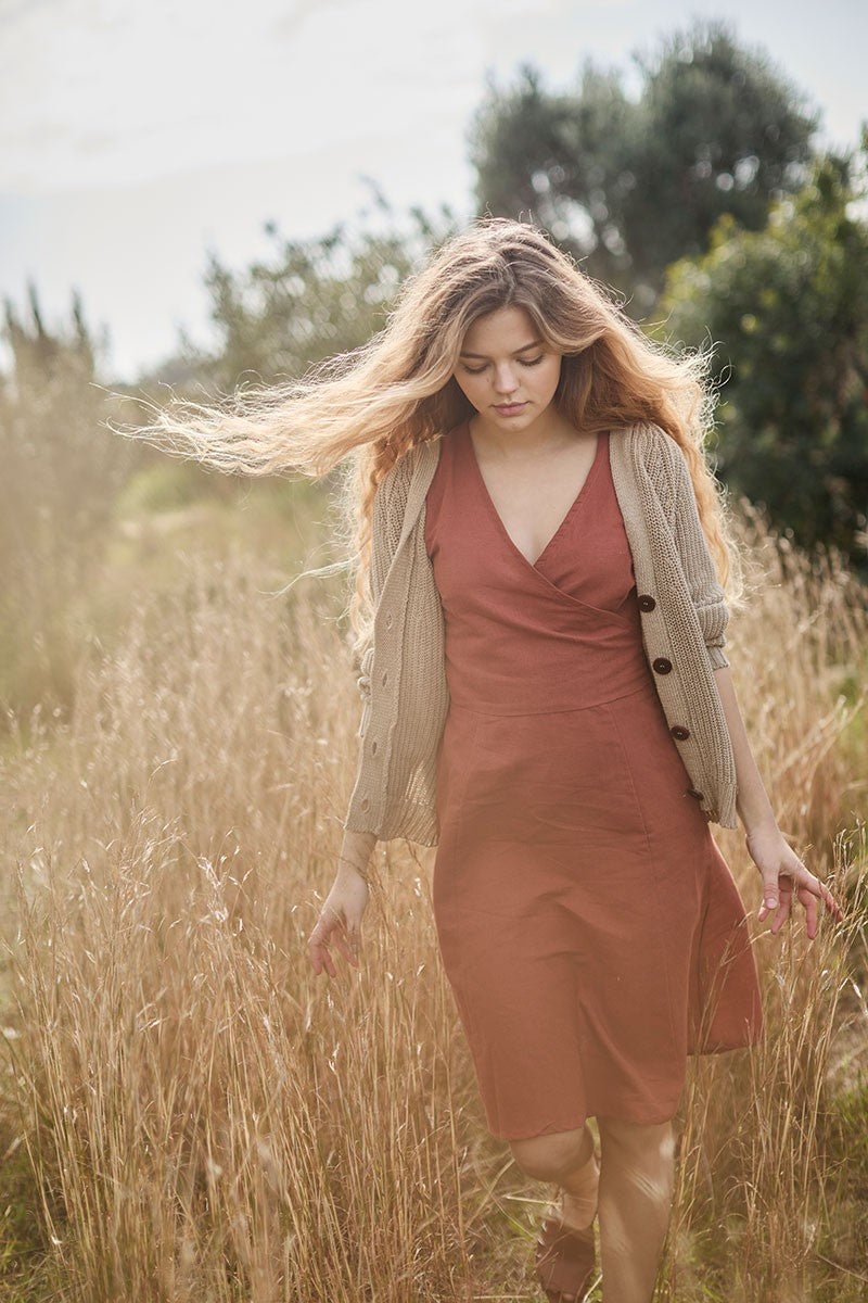 Fara Dress Roiboos Red