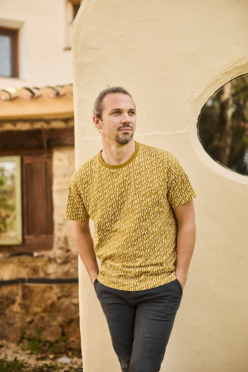 Fer T-shirt Ethnic Mustard