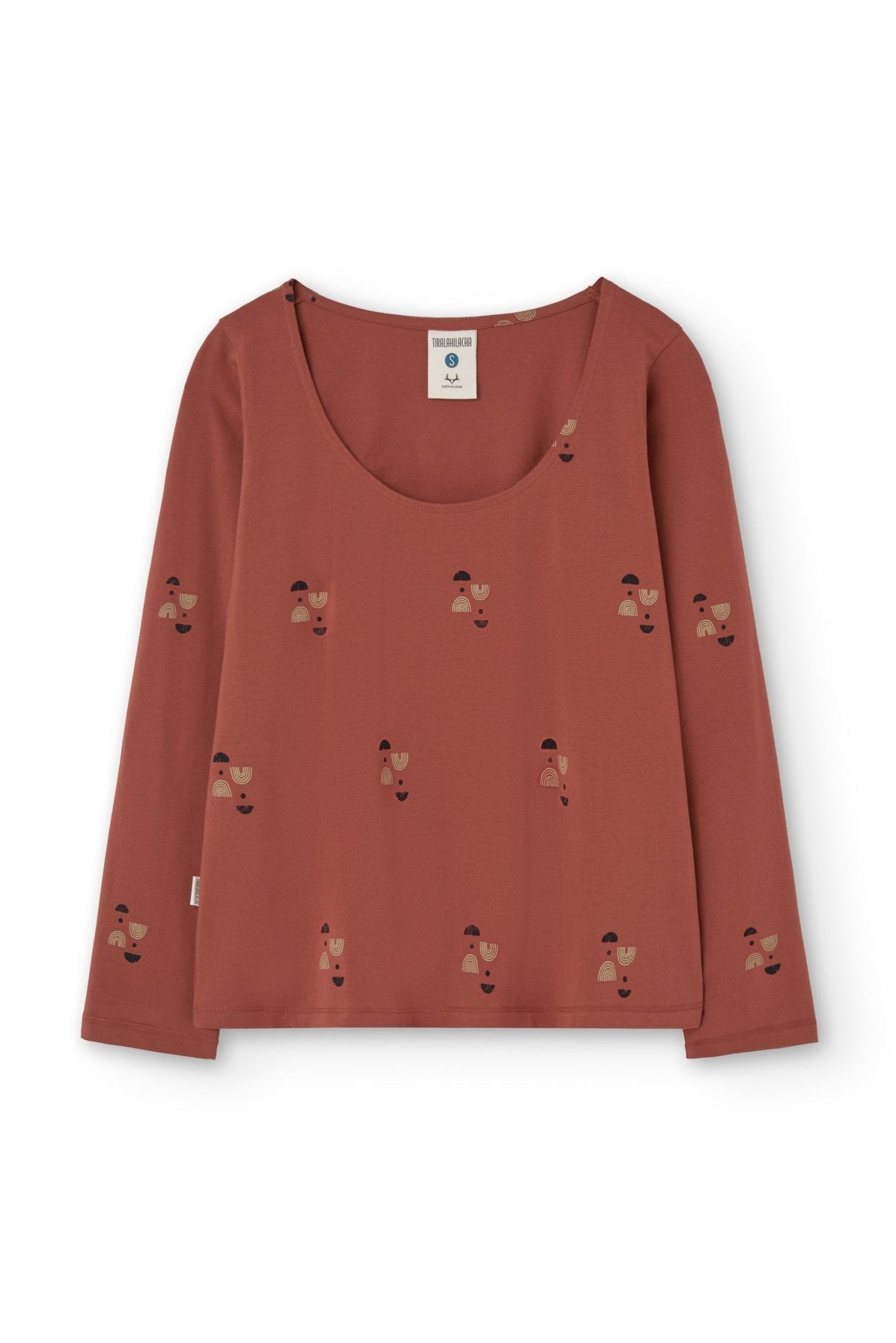 Gaia basic T-shirt Mars red twilight