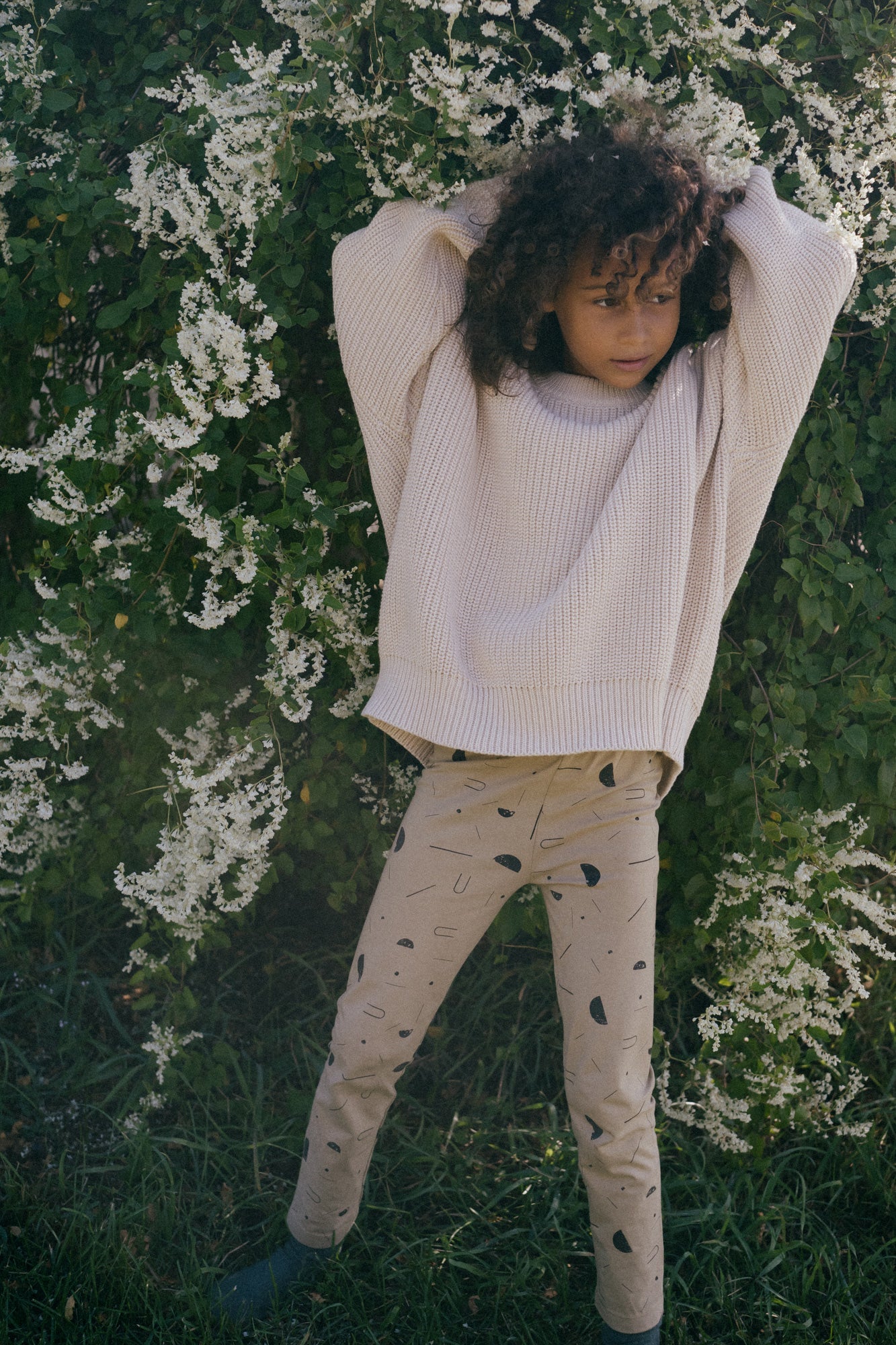 Galatea leggings beige sidereal rain