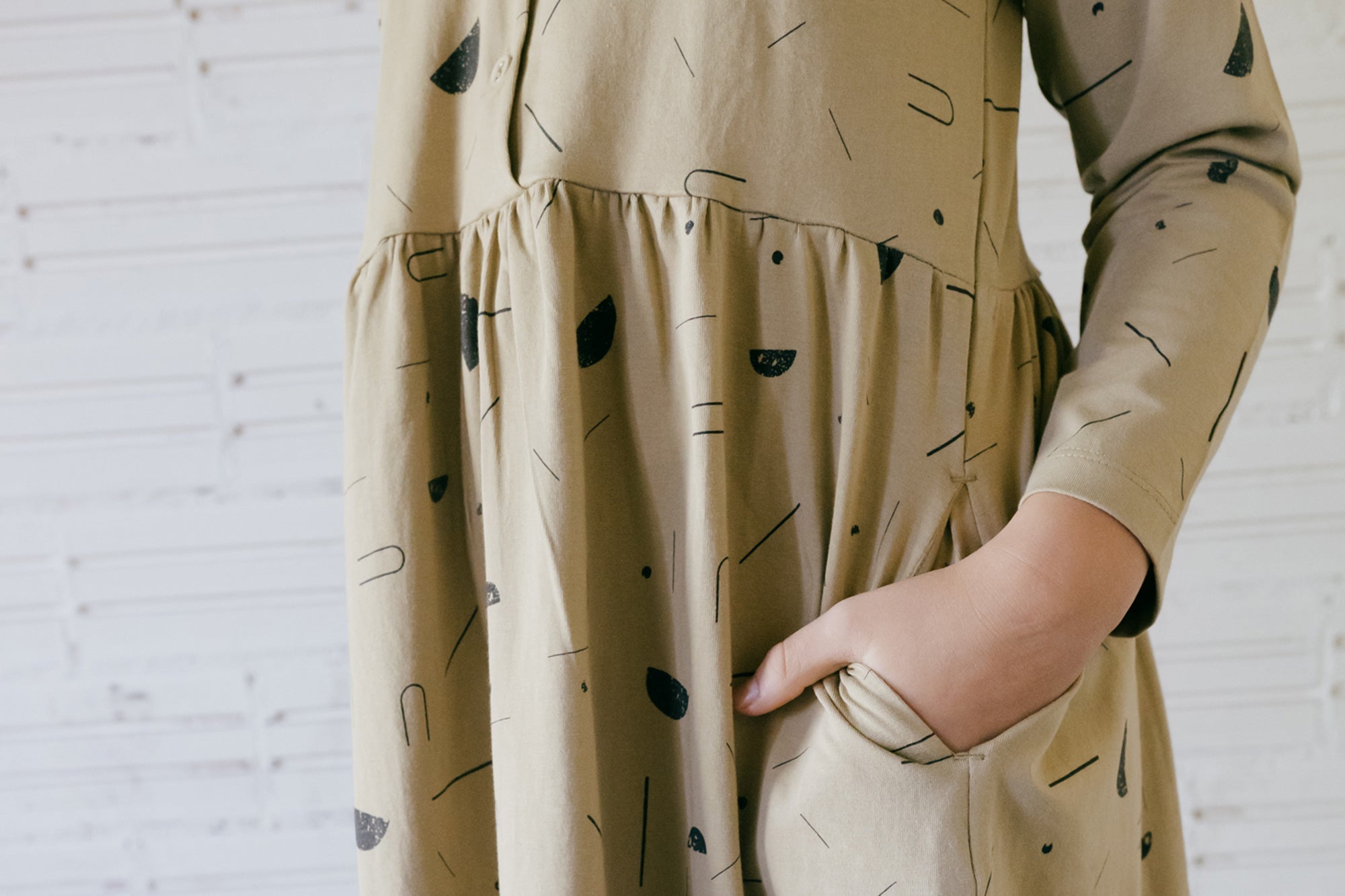 Galilea Dress beige sidereal rain - Imagen 5