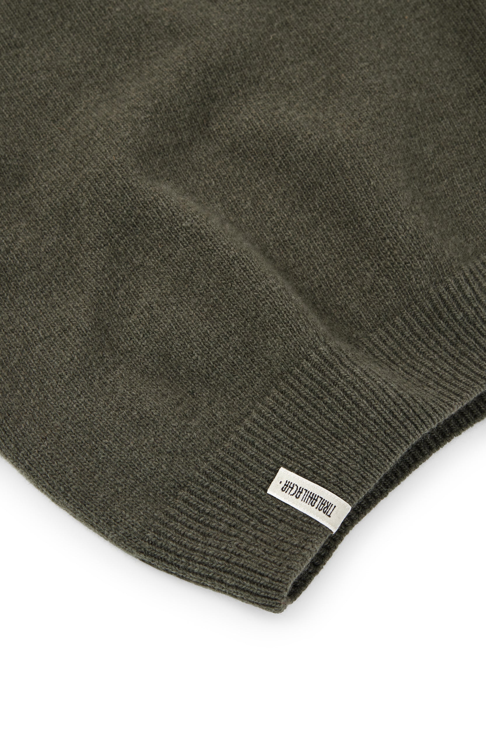 Gaudia sweater batwing sleeve merino wool green - Imagen 7