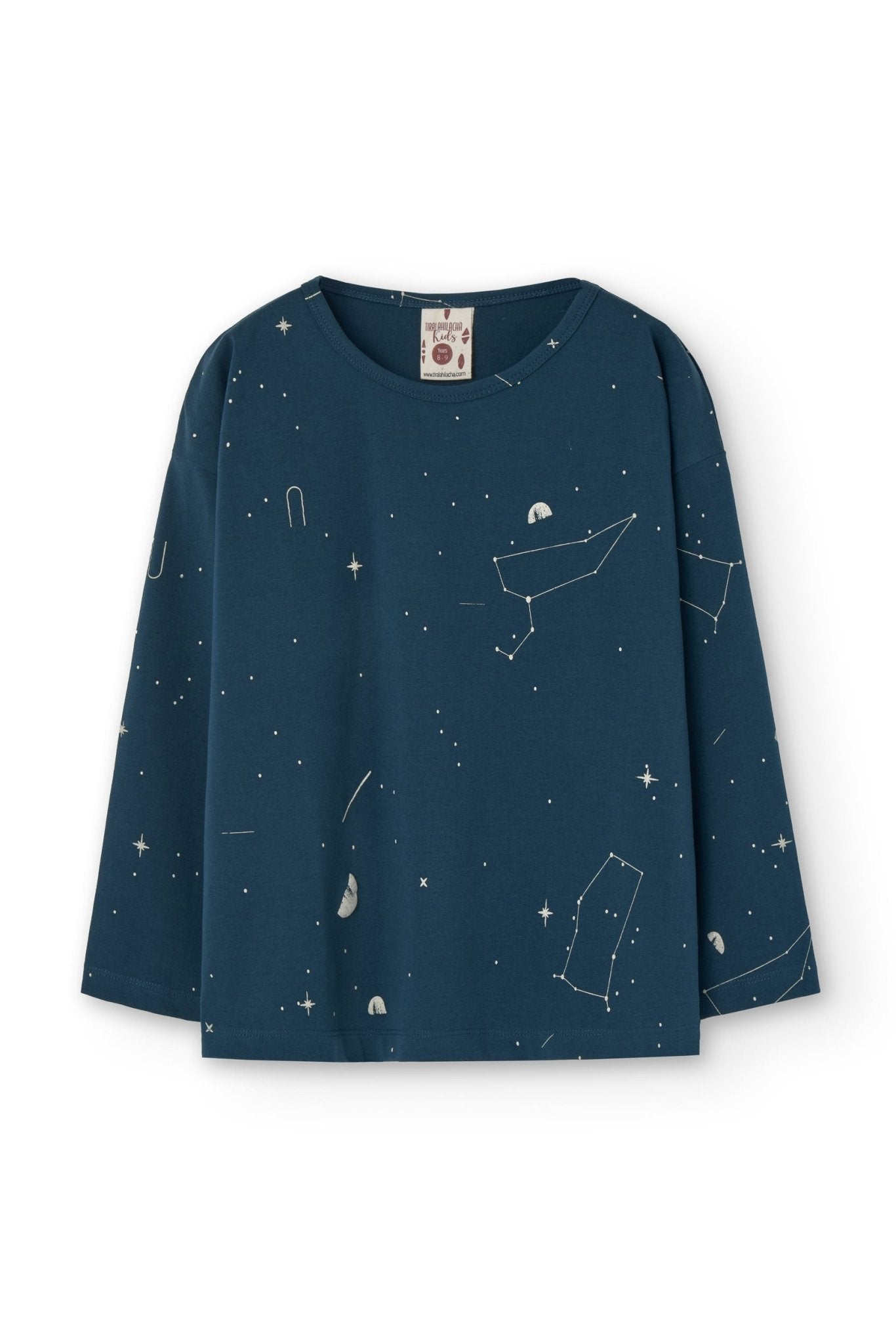 Gayle T-shirt constellations blue