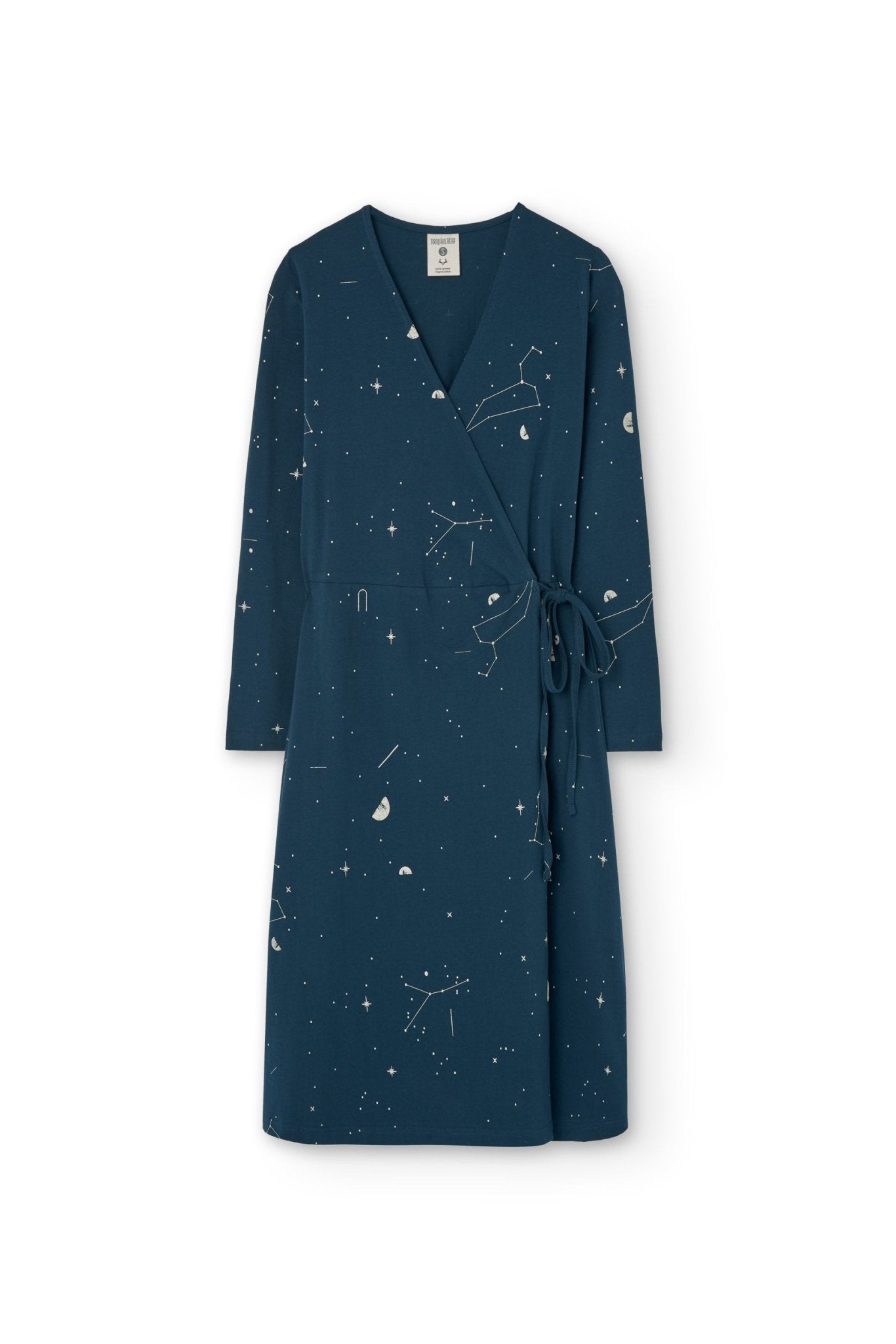 Gemma crossover dress blue constellations