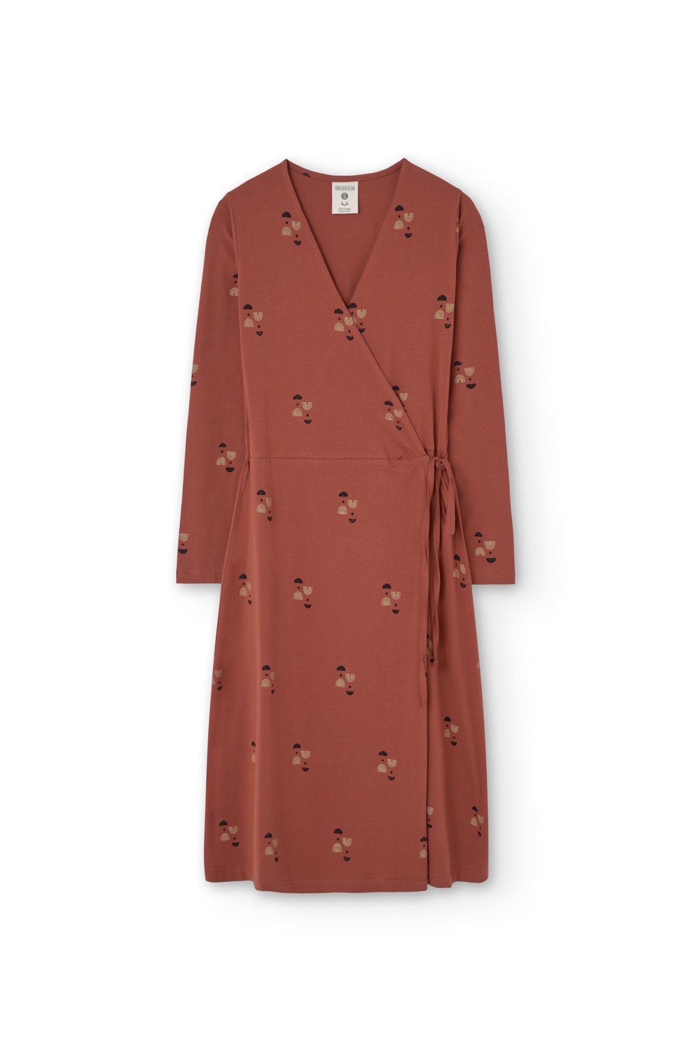 Gemma crossover dress twilight Mars red