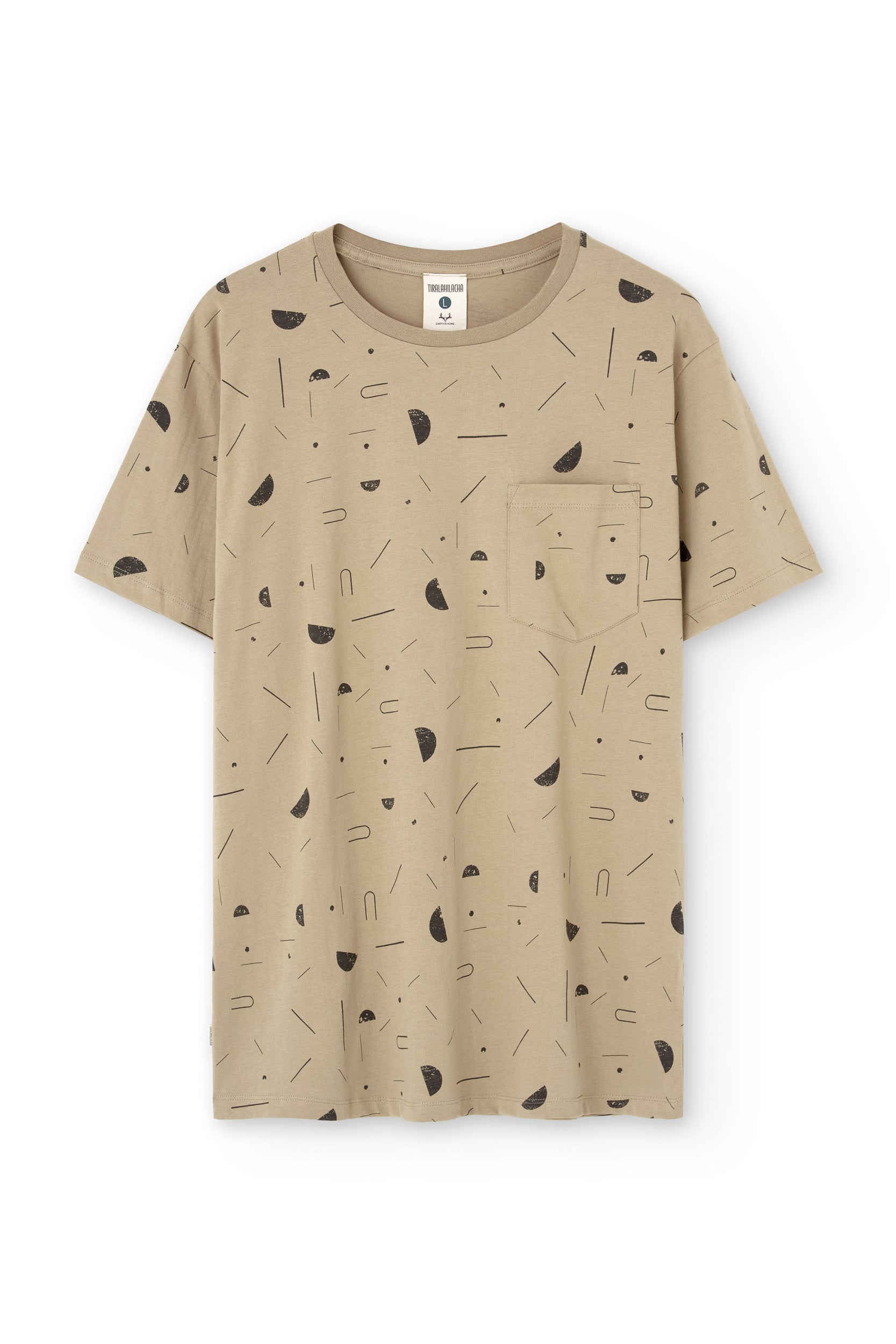 George T-shirt sidereal rain beige