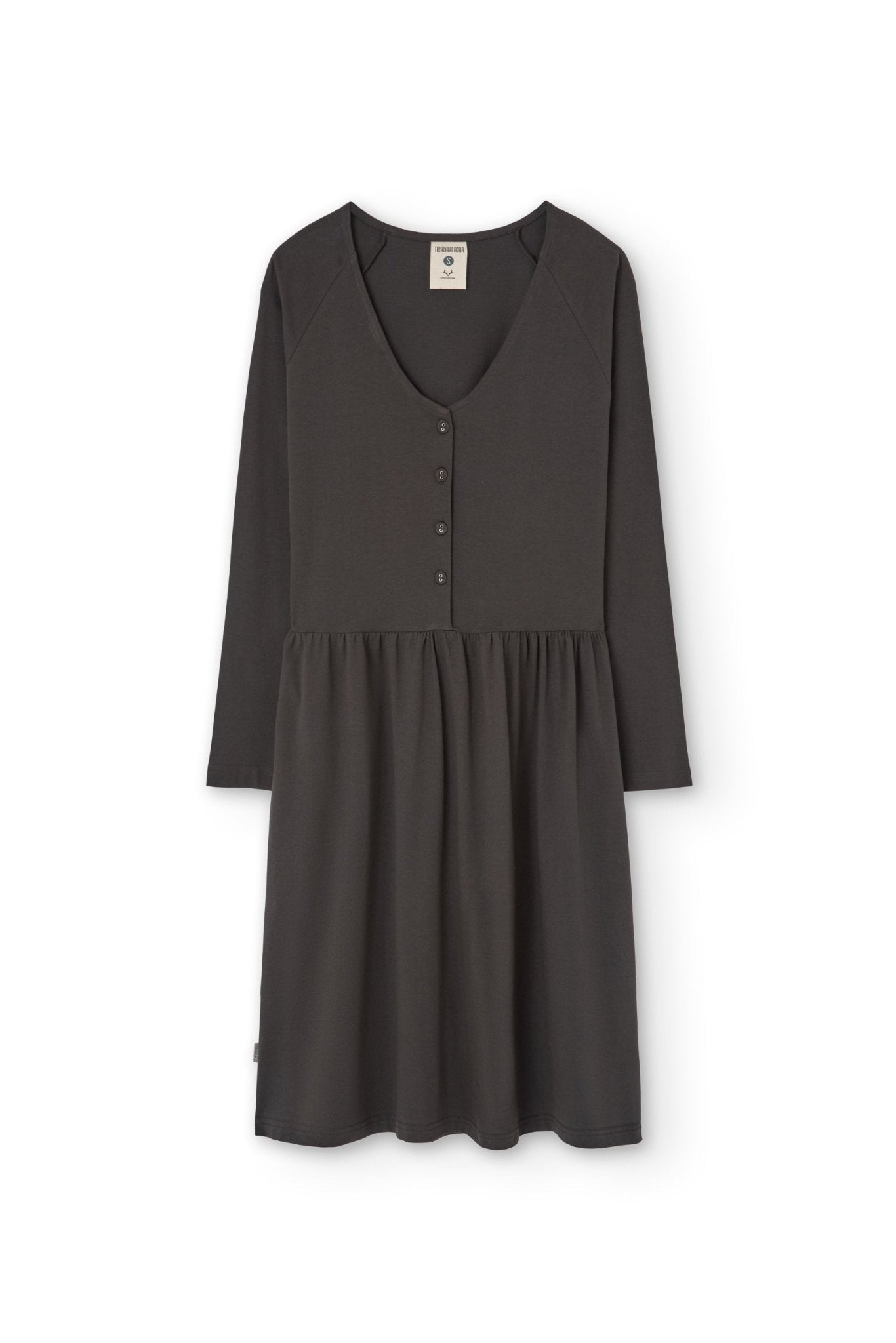 Giorgia dress with raglan sleeves eclipse black
