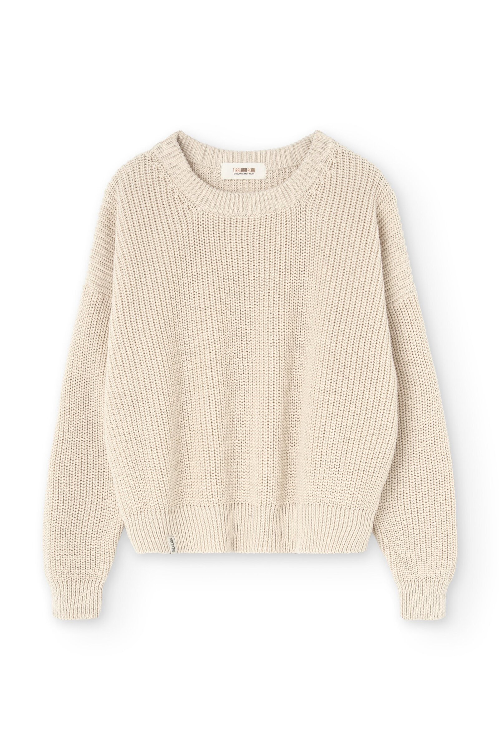 Gyra sweater beige organic cotton
