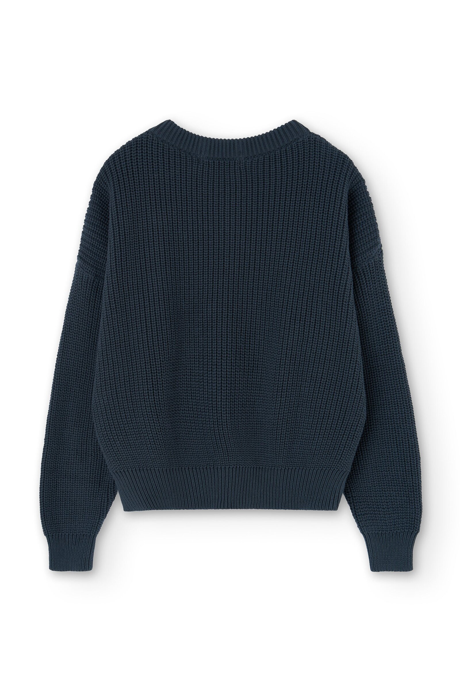 Gyra sweater blue grey organic cotton - Imagen 2