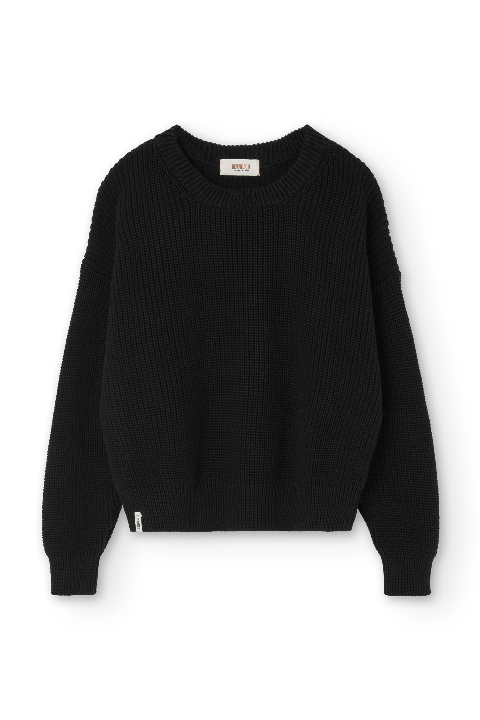 Gyra sweater cosmos black organic cotton