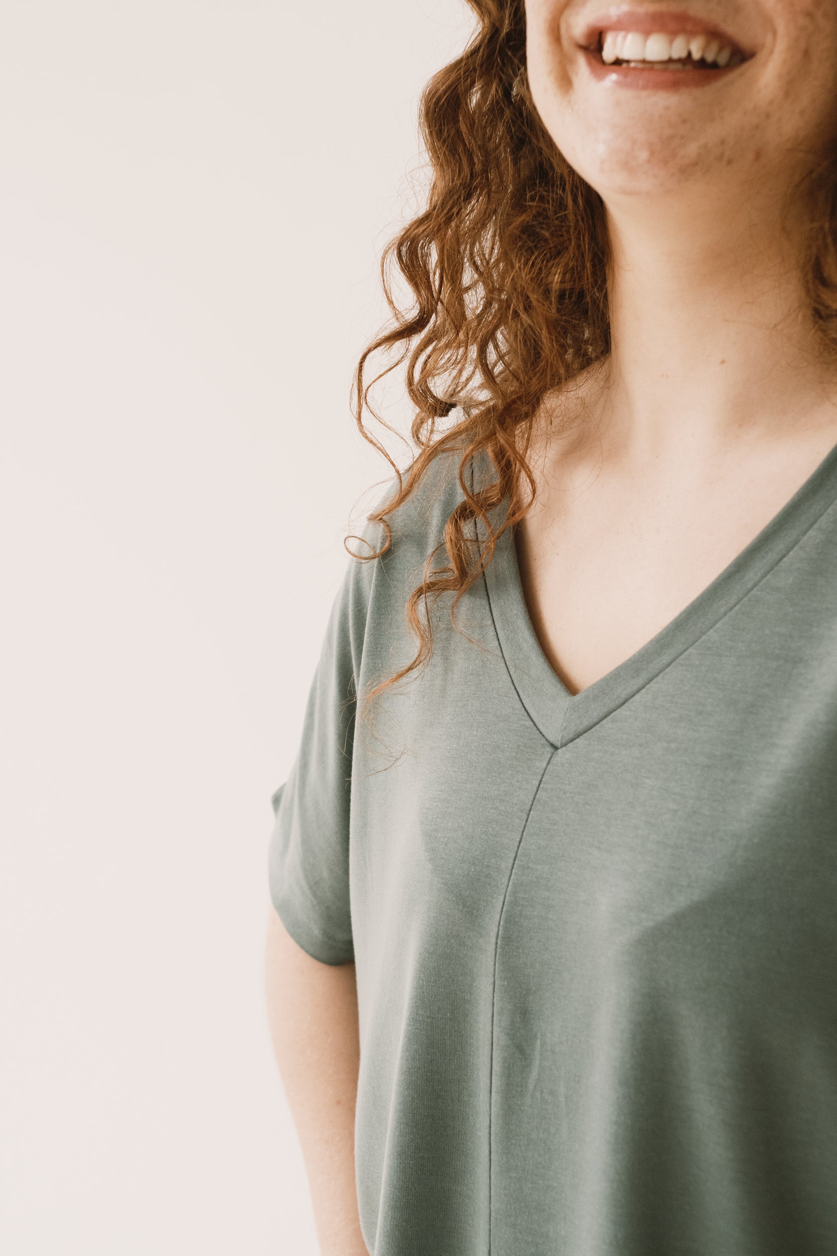 Hada TENCEL™ Oversized T-shirt in green - Imagen 5