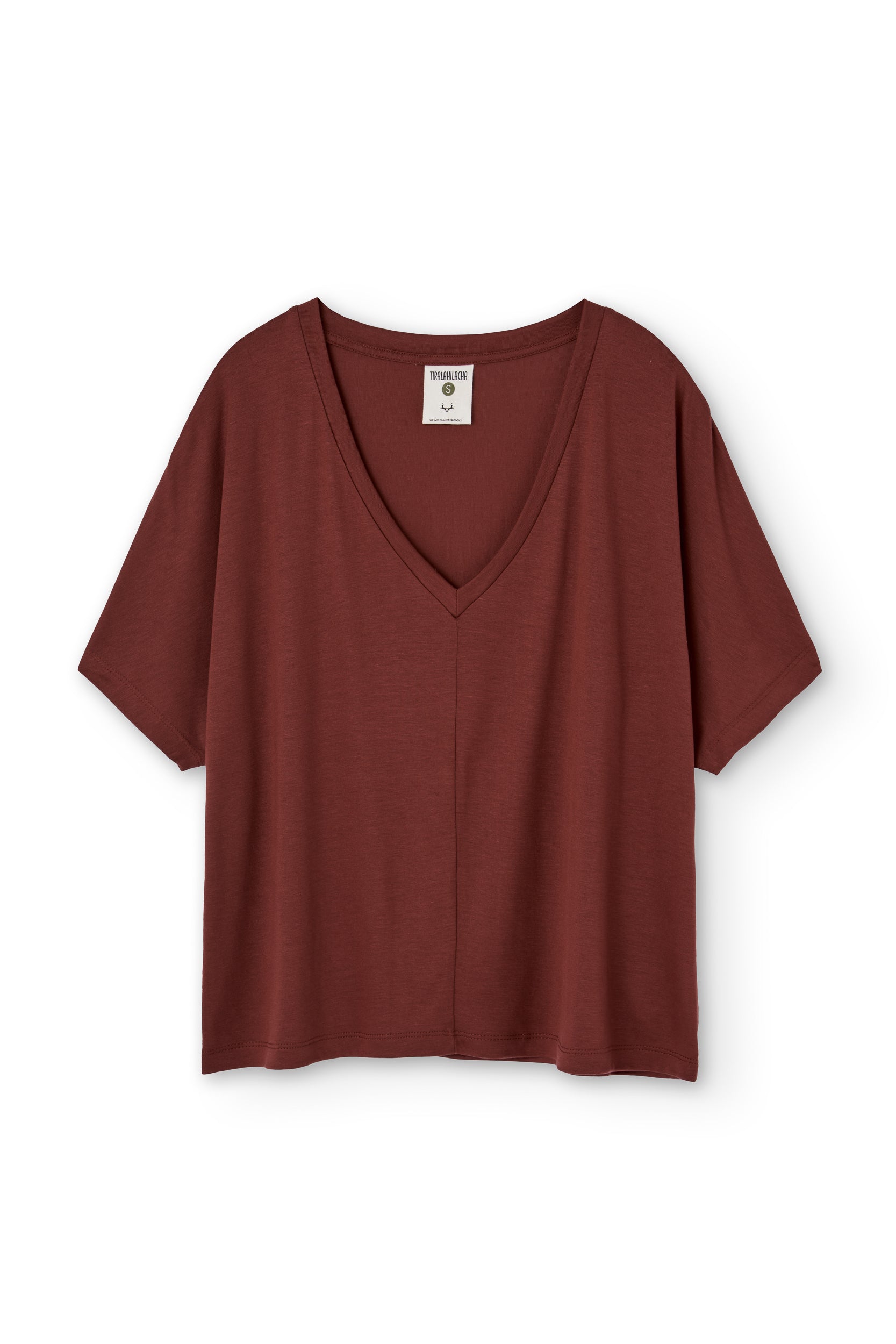 Hada TENCEL™ Oversized T-shirt in red - Imagen 2