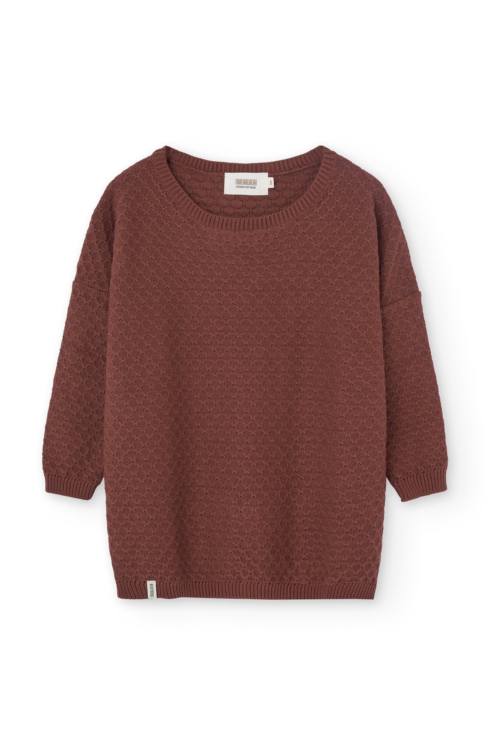 Hadi Organic Cotton Sweater In Red