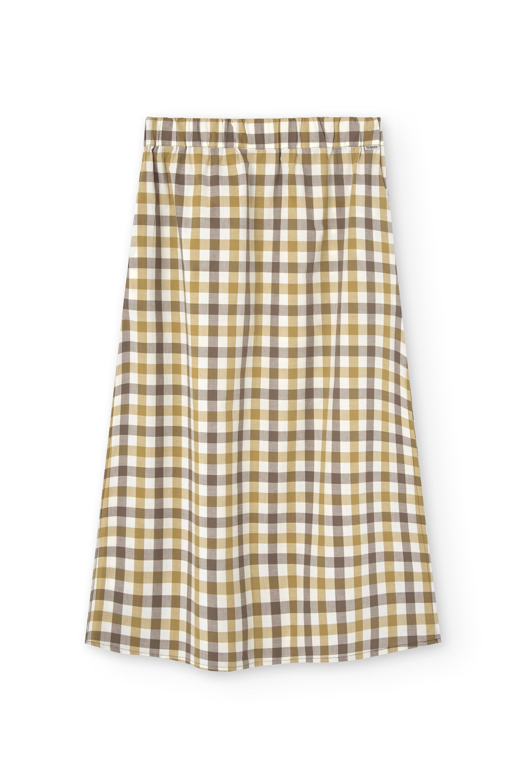 Halia midi skirt vichy print