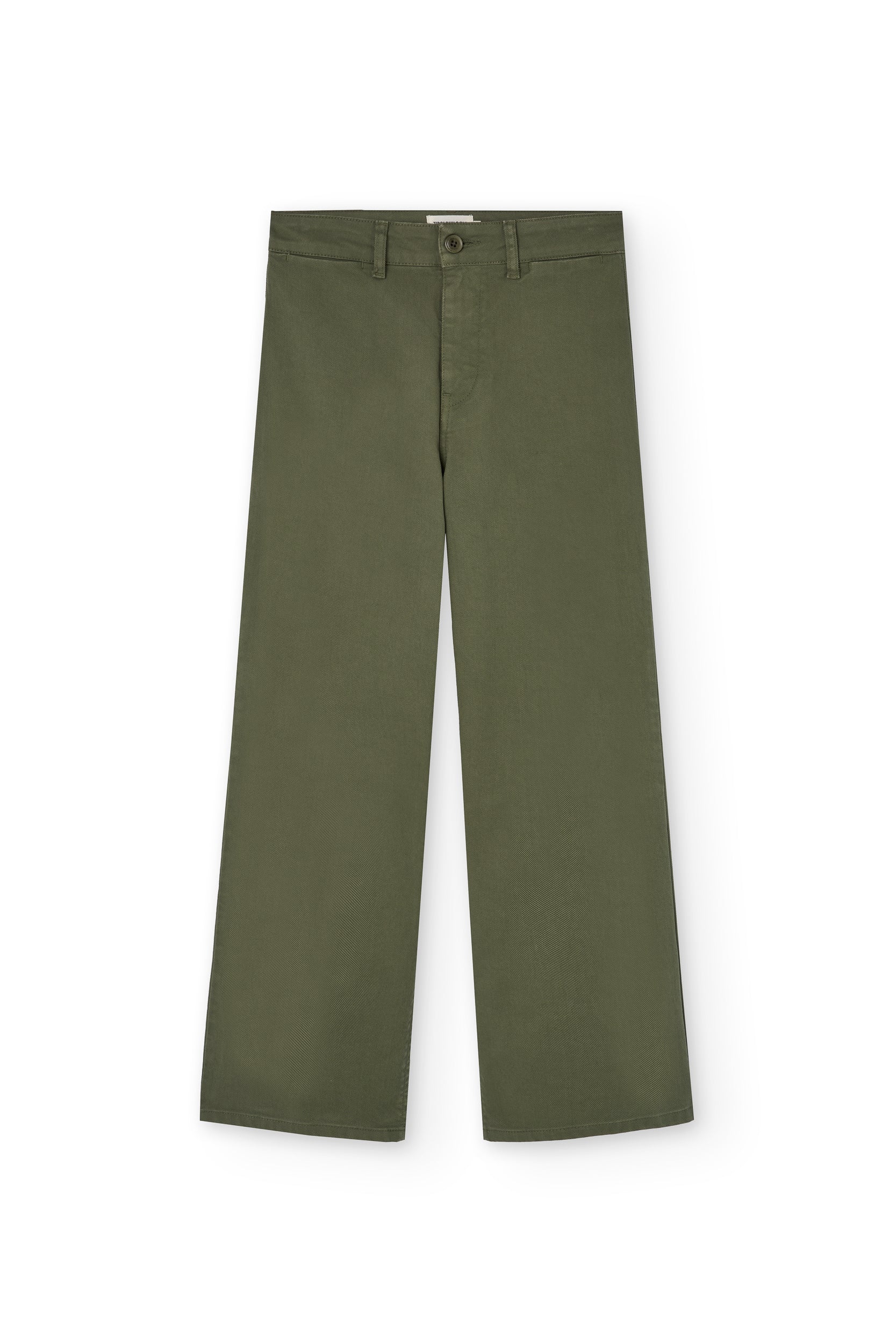 Hani Recycled Cotton Sailor Pants In Green