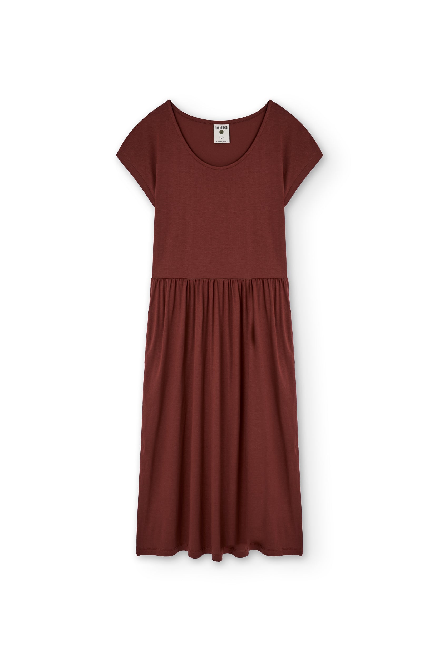 Hanna TENCEL™ long dress in red