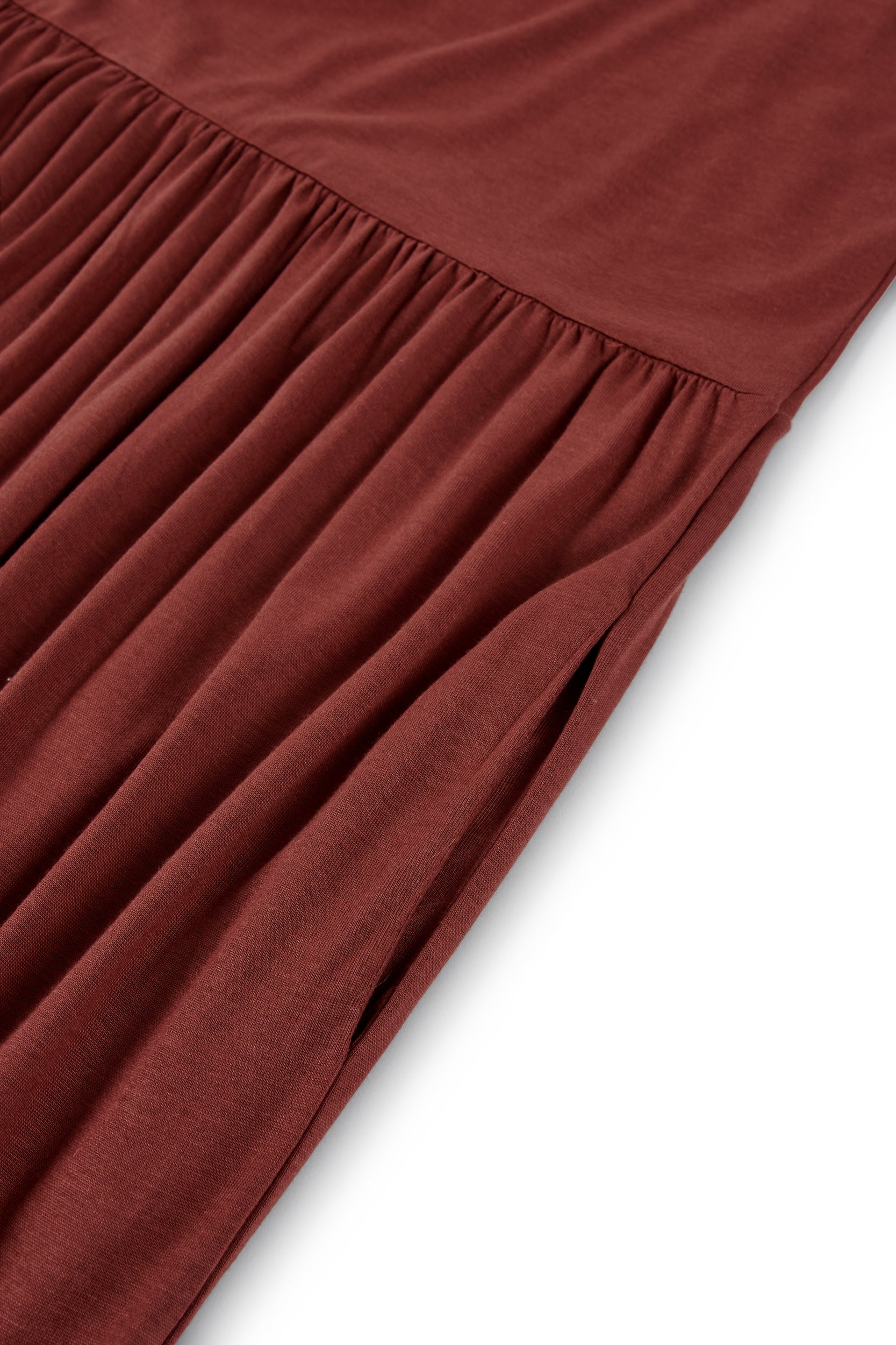 Hanna TENCEL™ long dress in red - Imagen 7