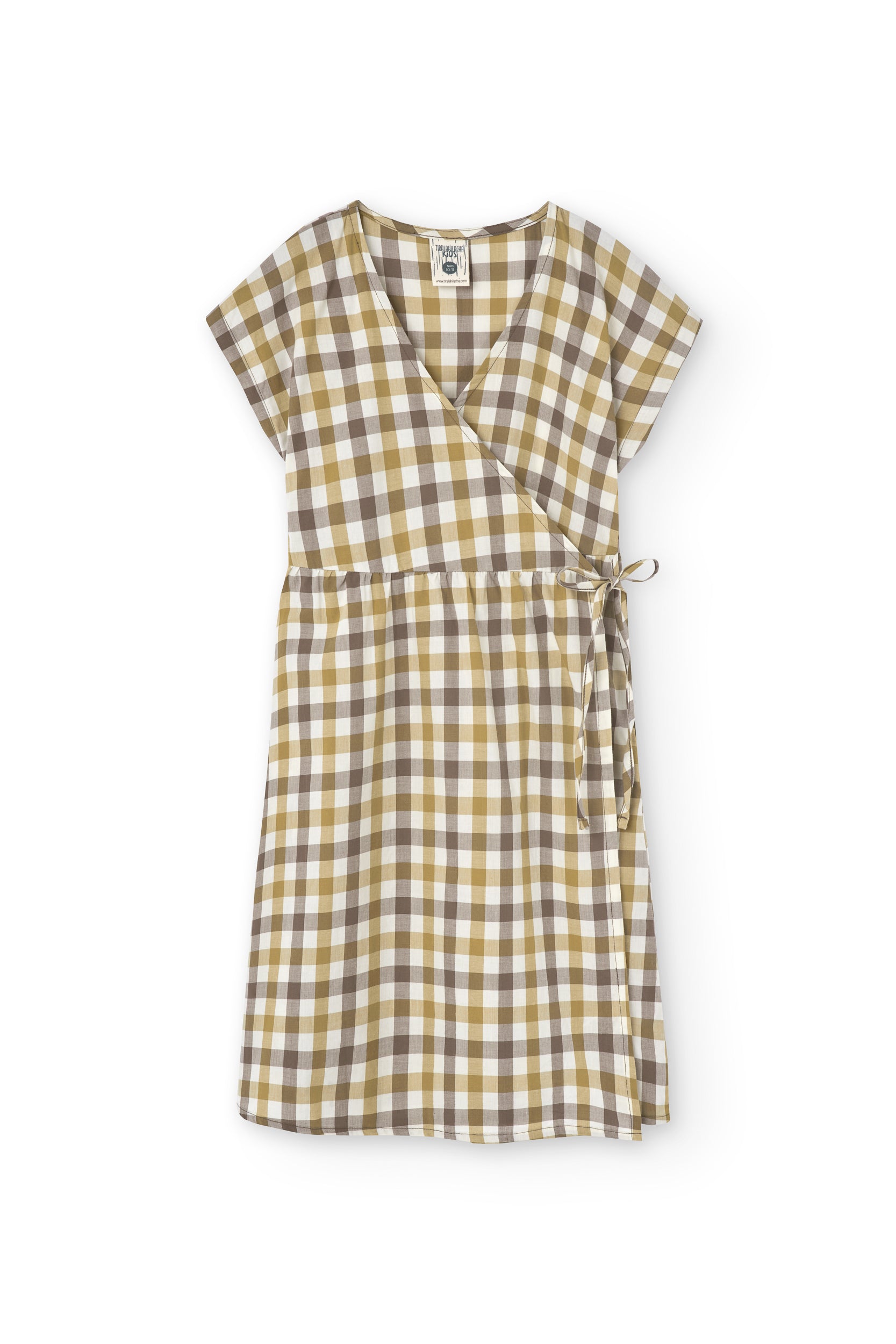 Hannia wrap dress vichy