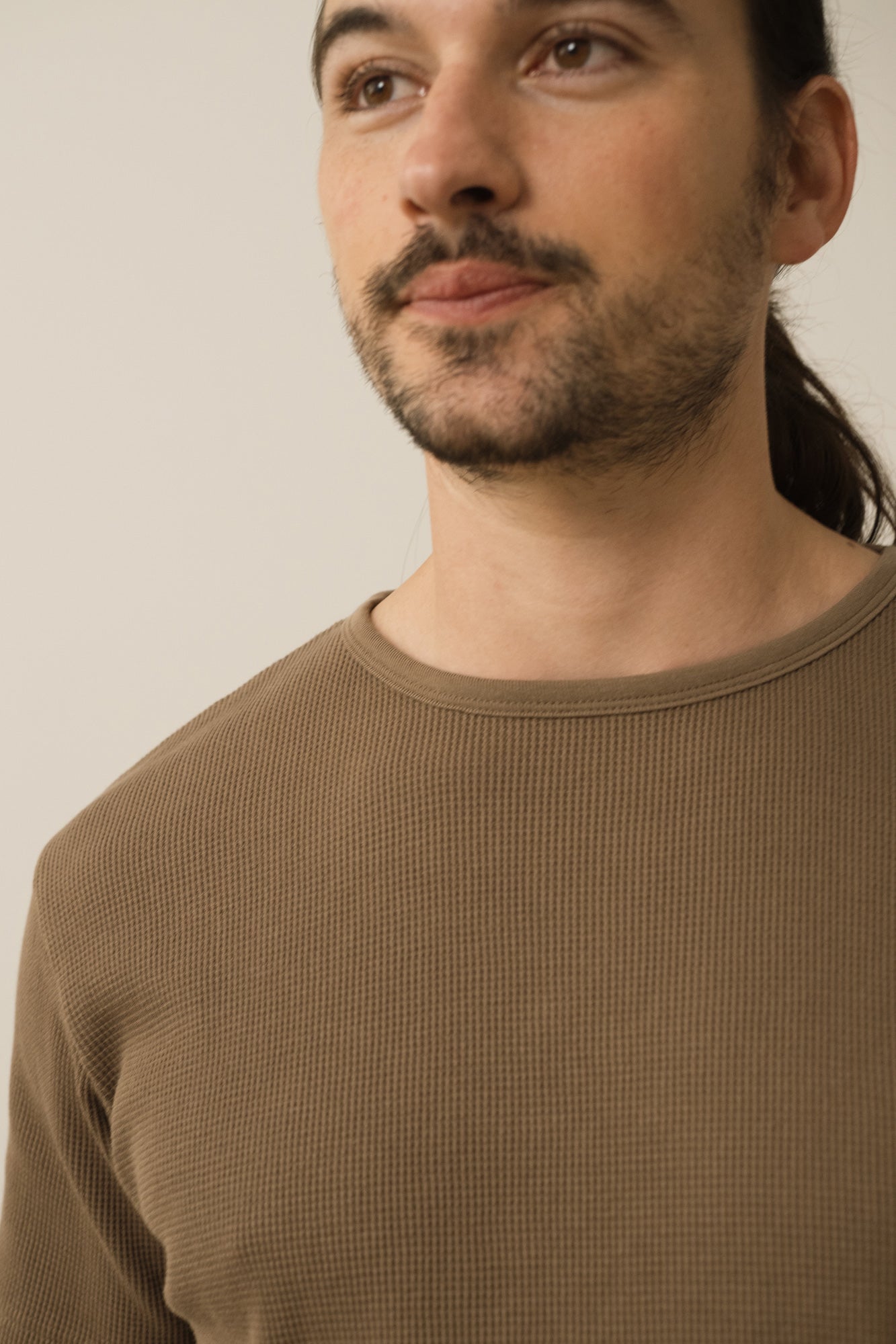 Harmony waffle Unisex T-Shirt in brown