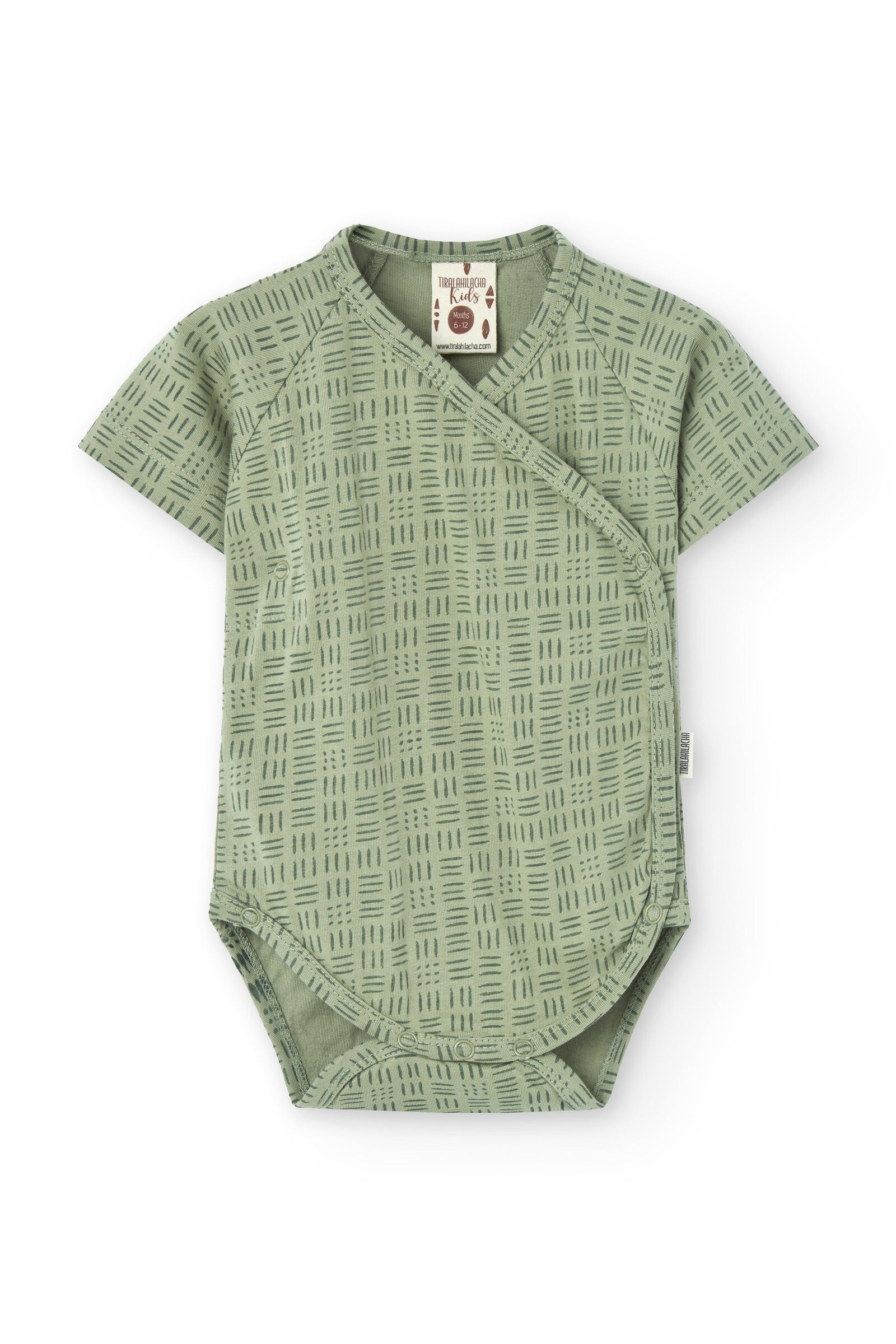 Haruka kimono bodysuit in wicker green