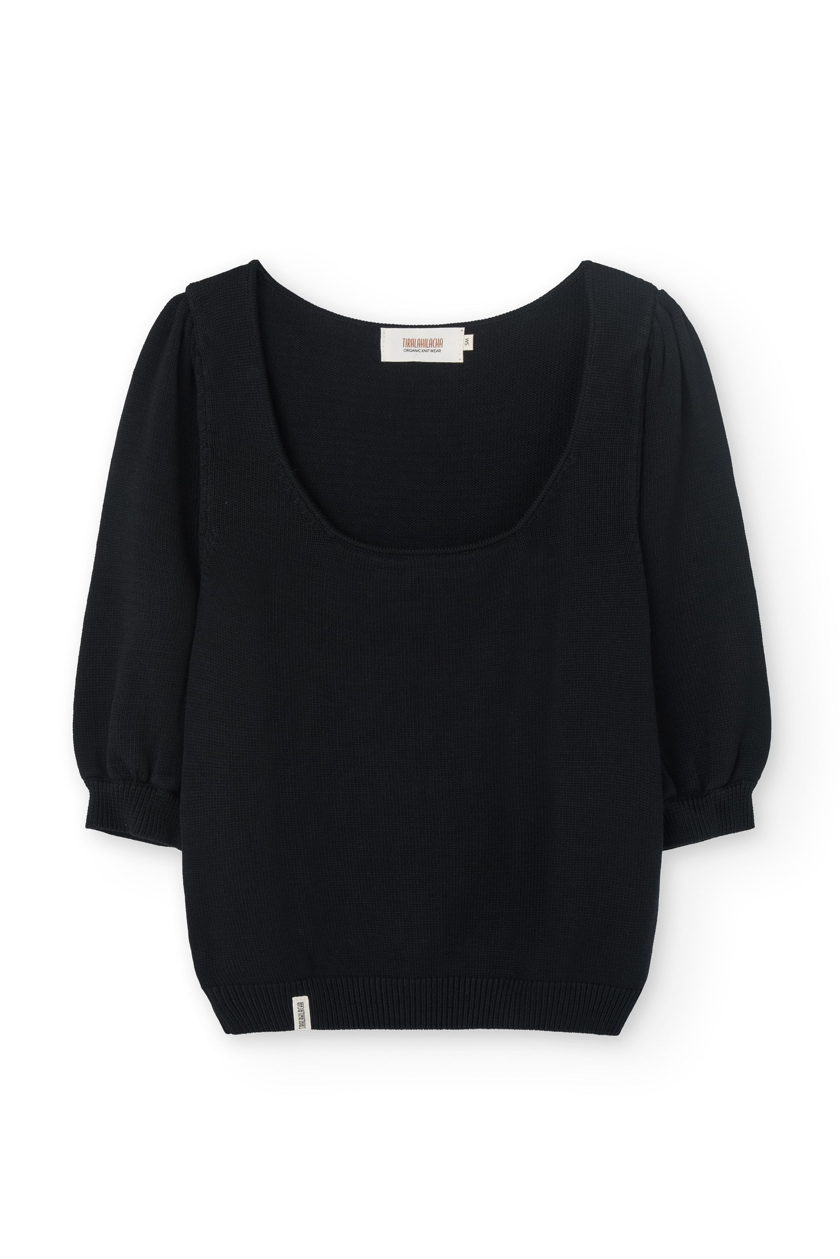 Haya Knitted TENCEL™ Top In Black