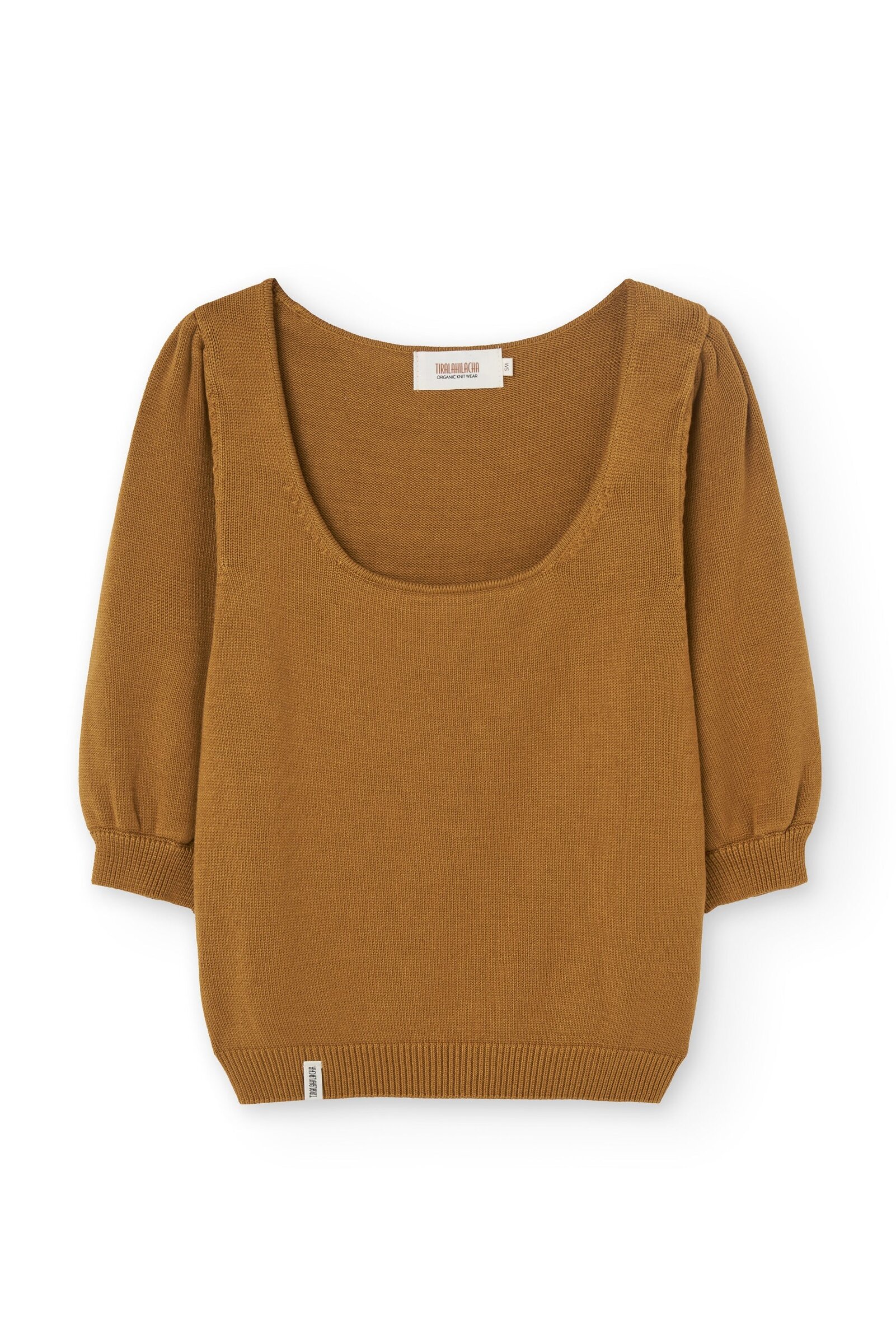 Haya Knitted TENCEL™ Top In Mustard