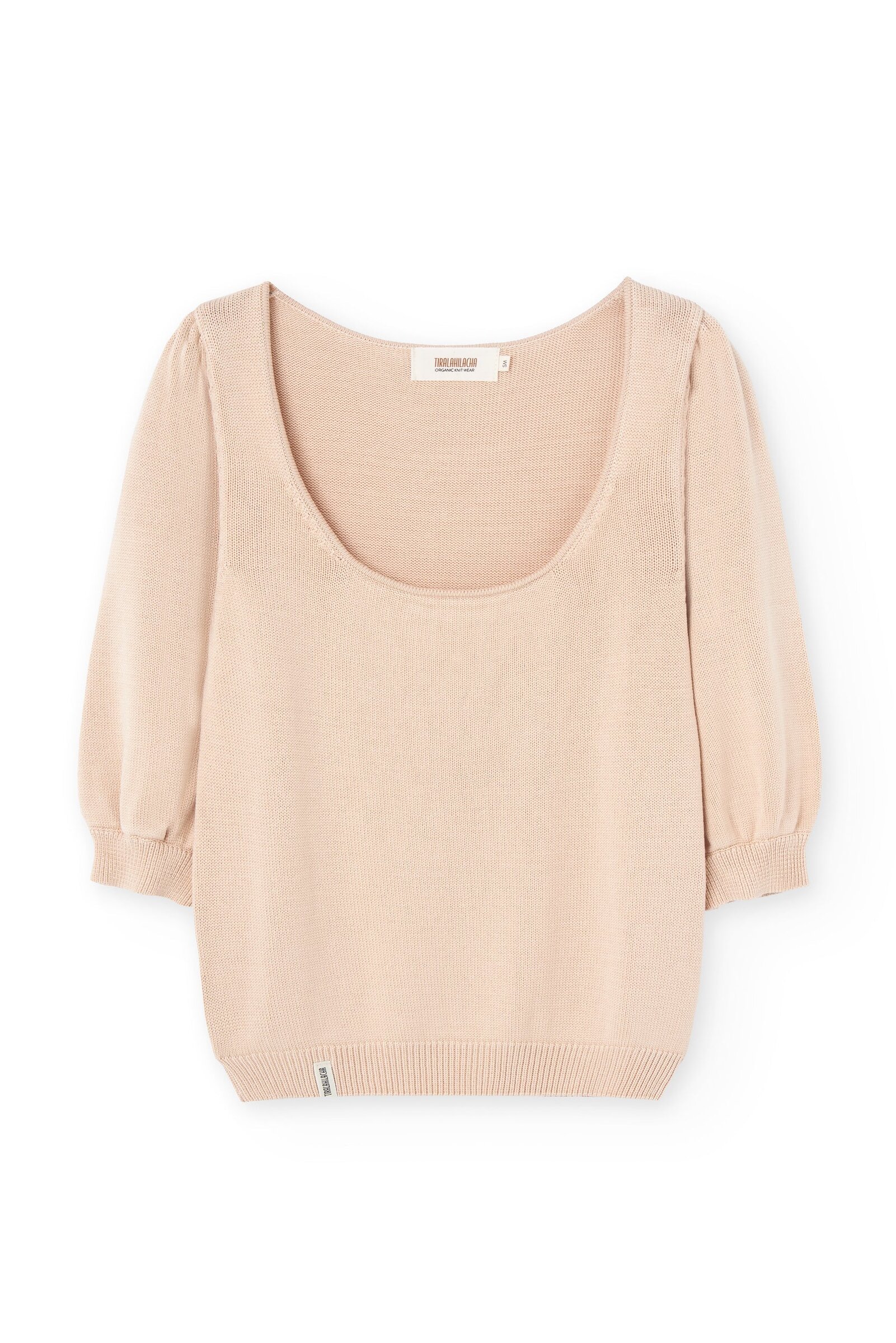 Haya Knitted TENCEL™ Top In Pink-White