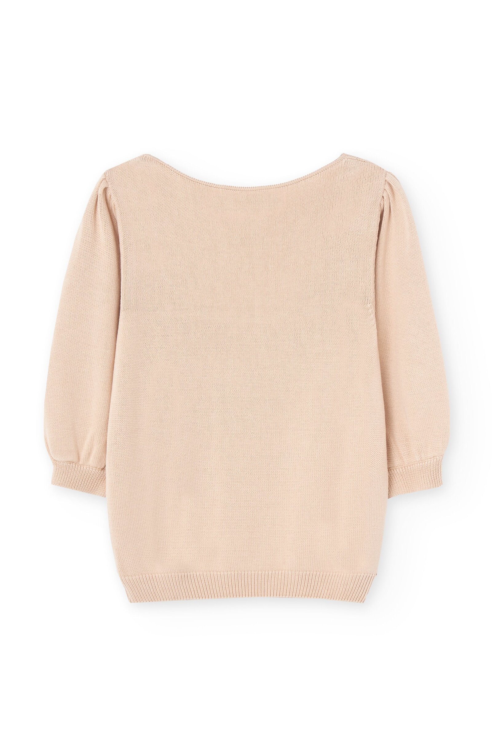 Haya Knitted TENCEL™ Top In Pink-White - Imagen 2