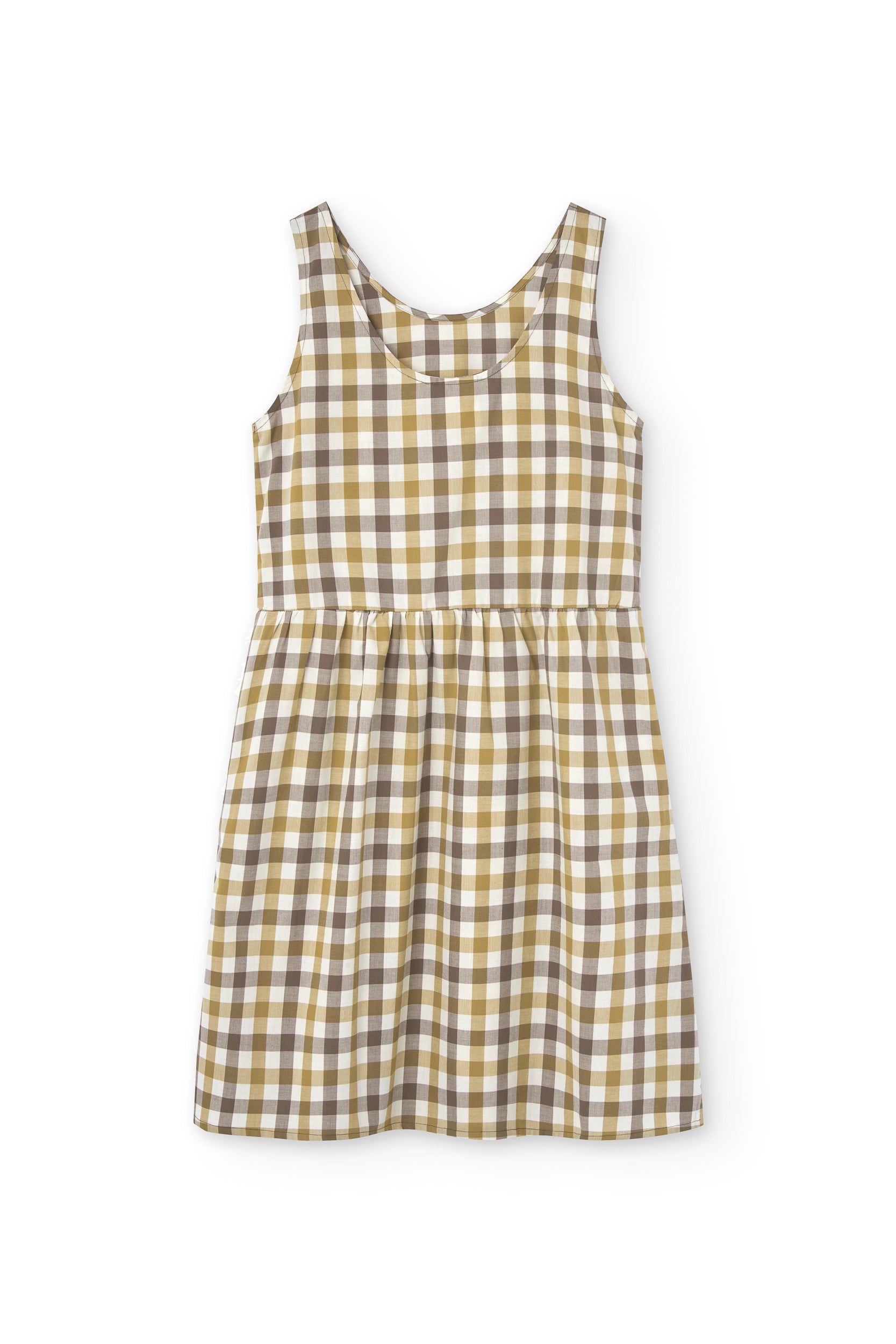 Hazel straps dress vichy print