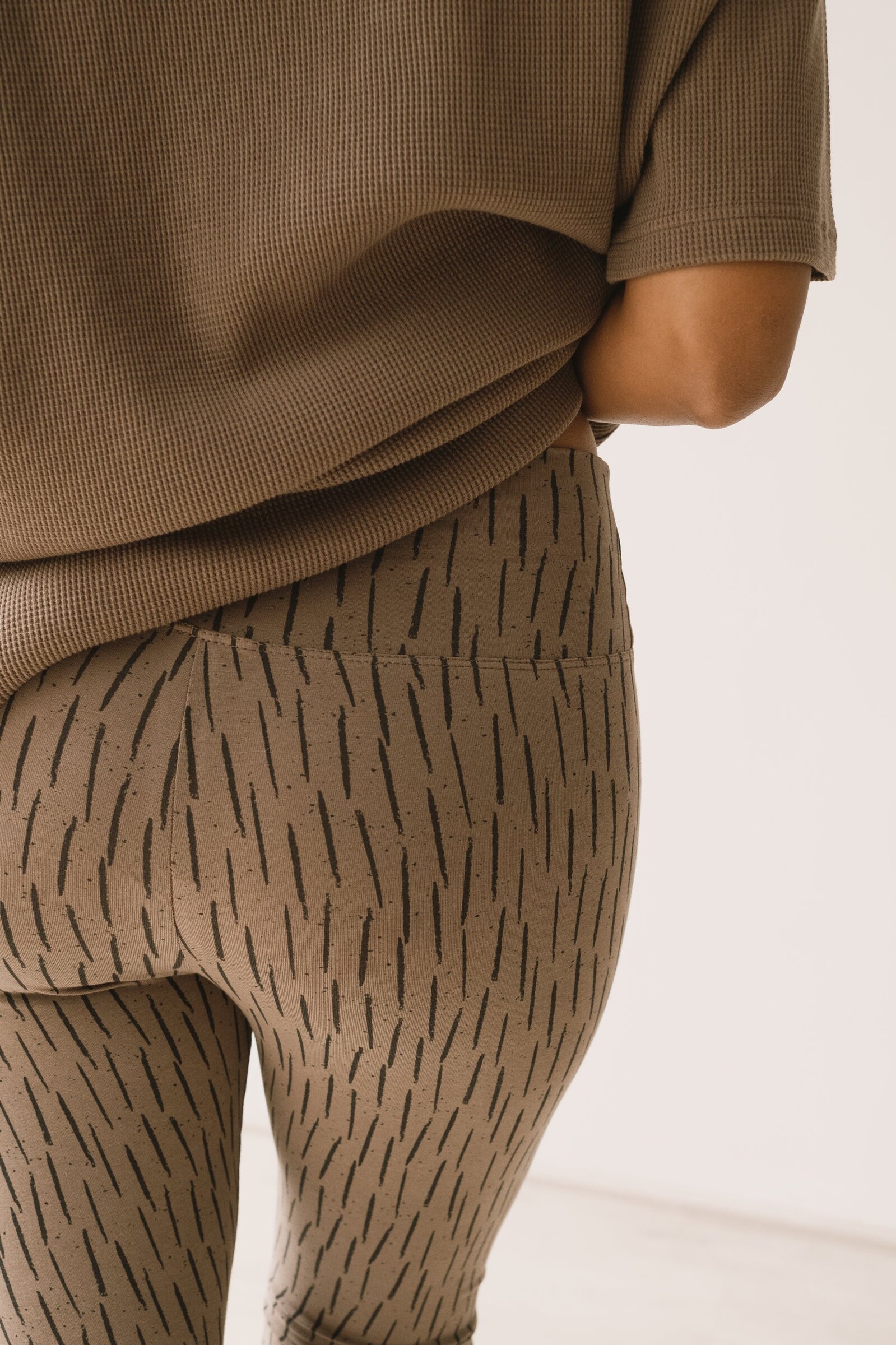 Helga leggins in brown bark - Imagen 5