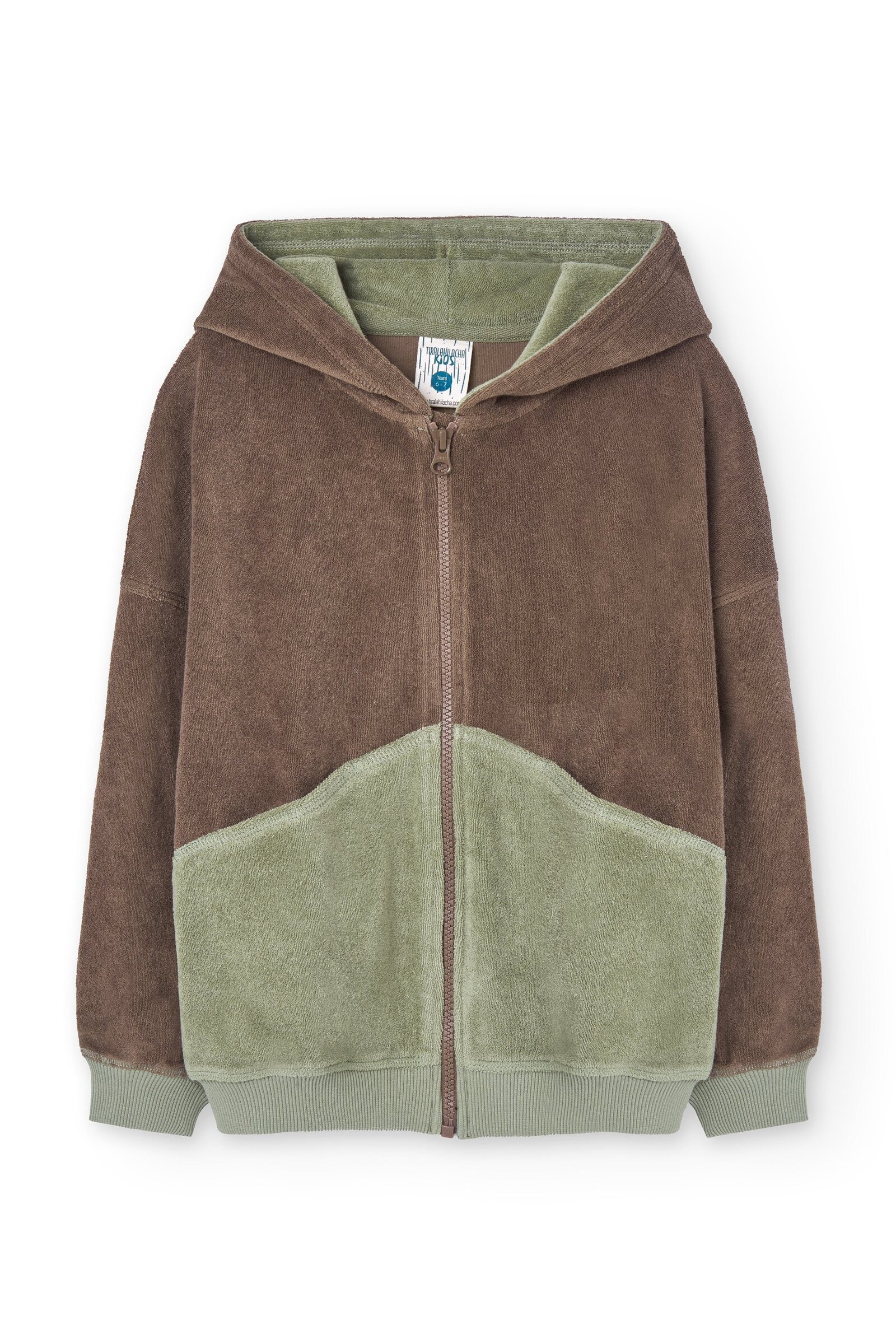 Helmi terry sweatshirt in brown