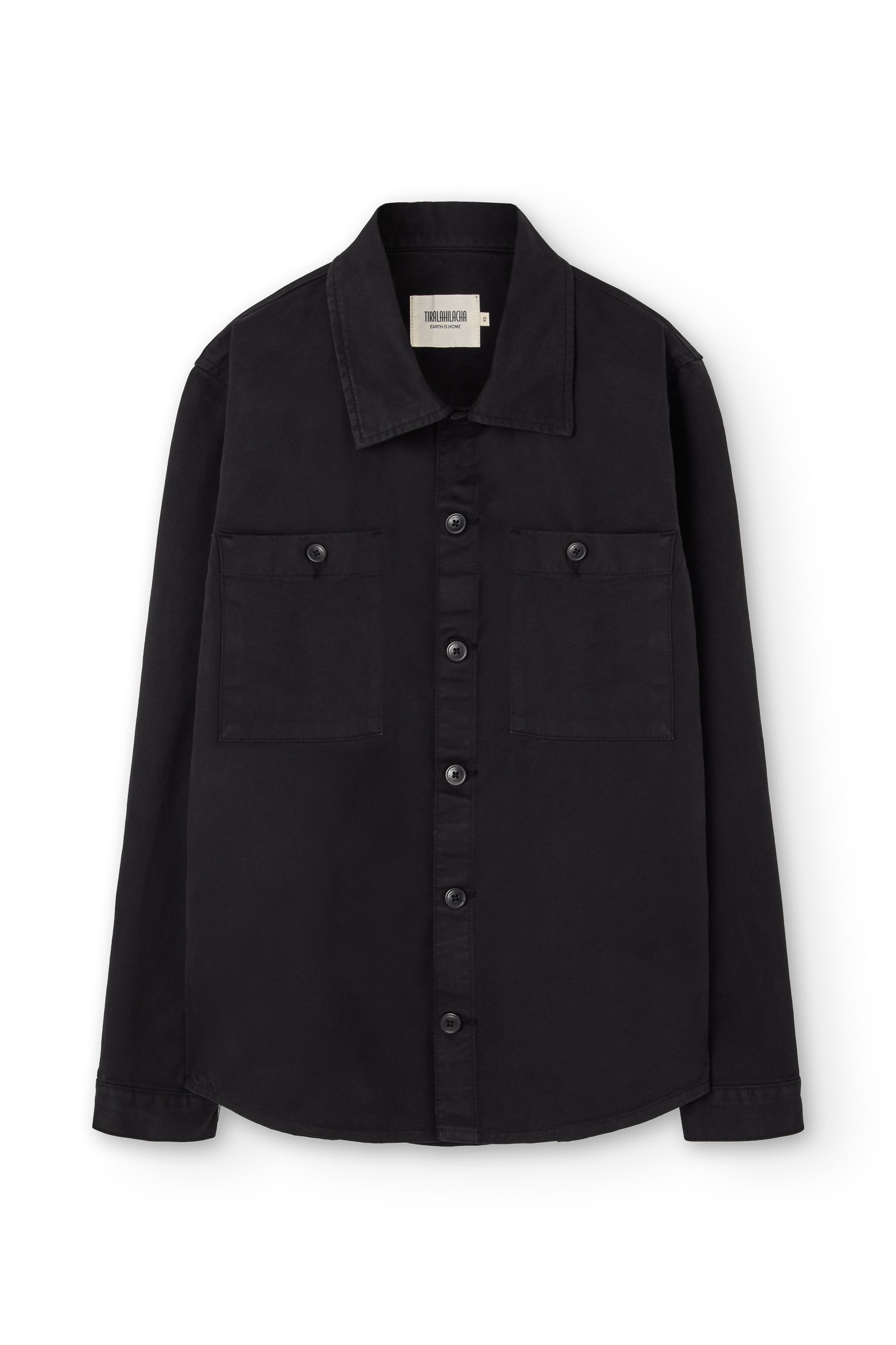 Helmut Overshirt Worker Organic Cotton In Black