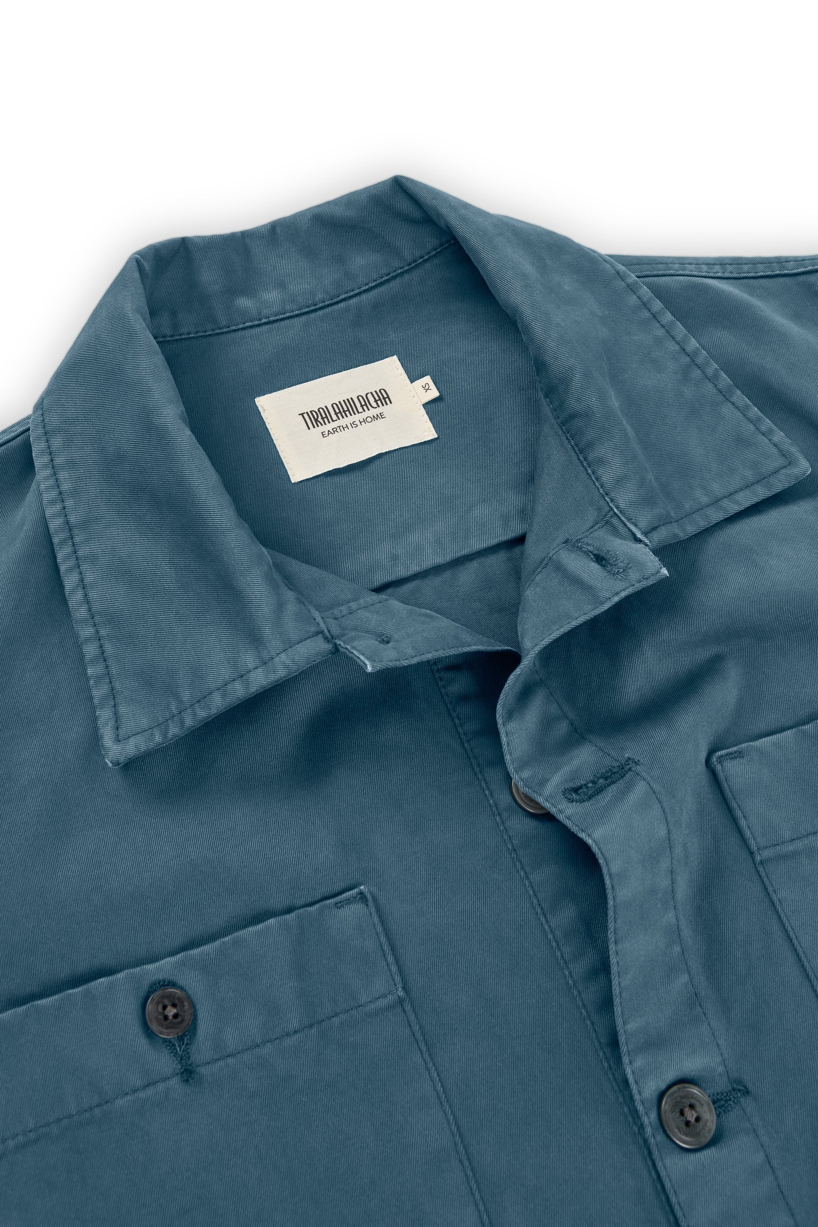 Helmut Overshirt Worker Organic Cotton In Blue - Imagen 6
