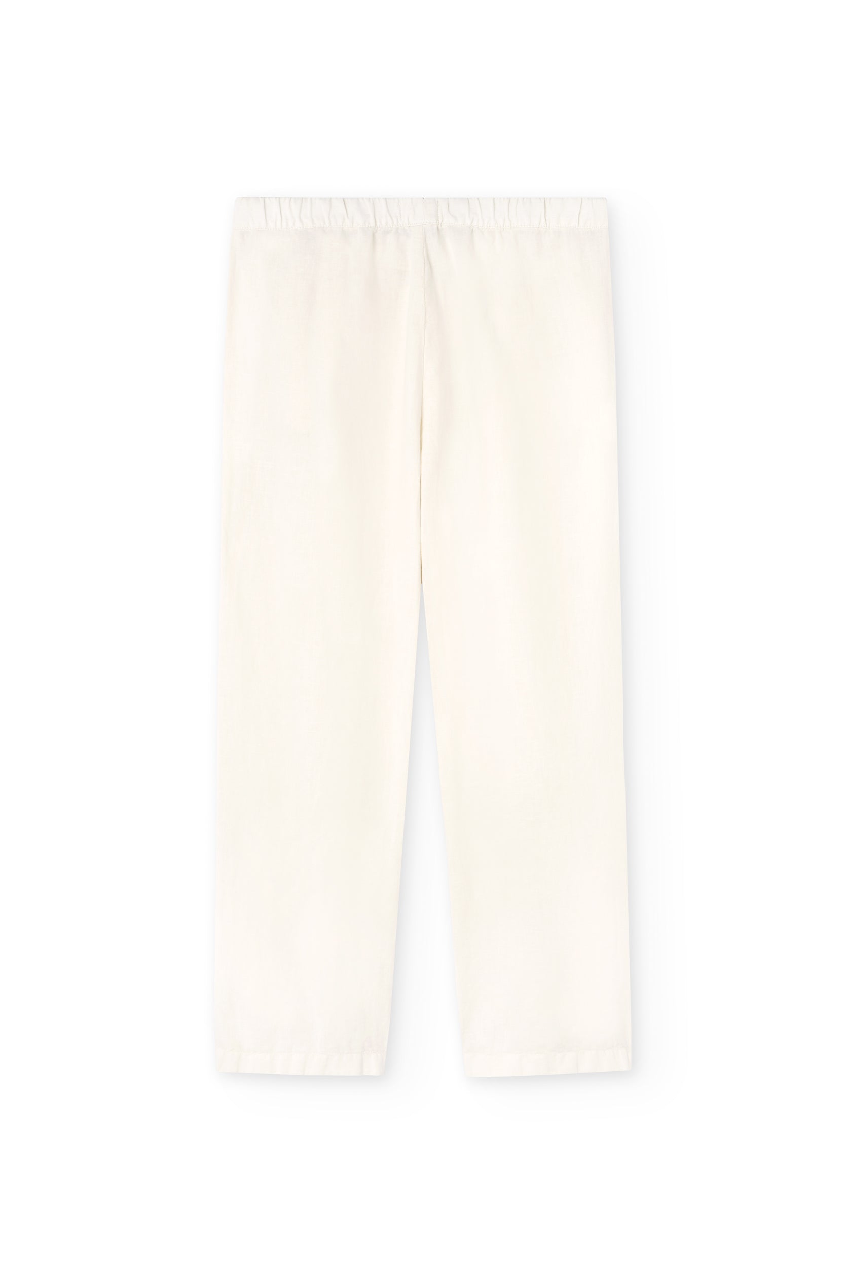 Henna Oversized Linen Blend Pants In White - Imagen 2