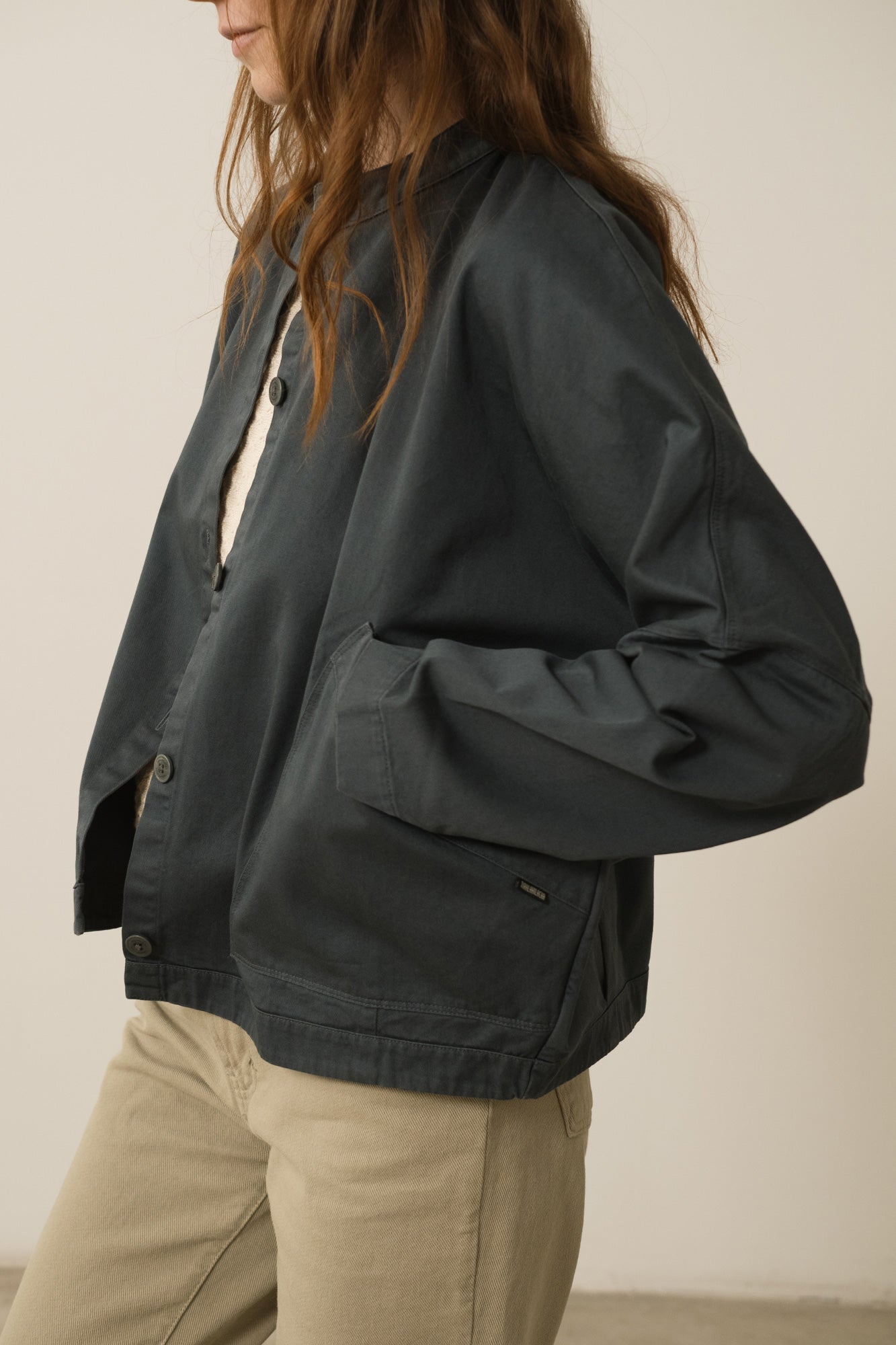 Henny Organic Cotton Jacket In Blue - Imagen 4