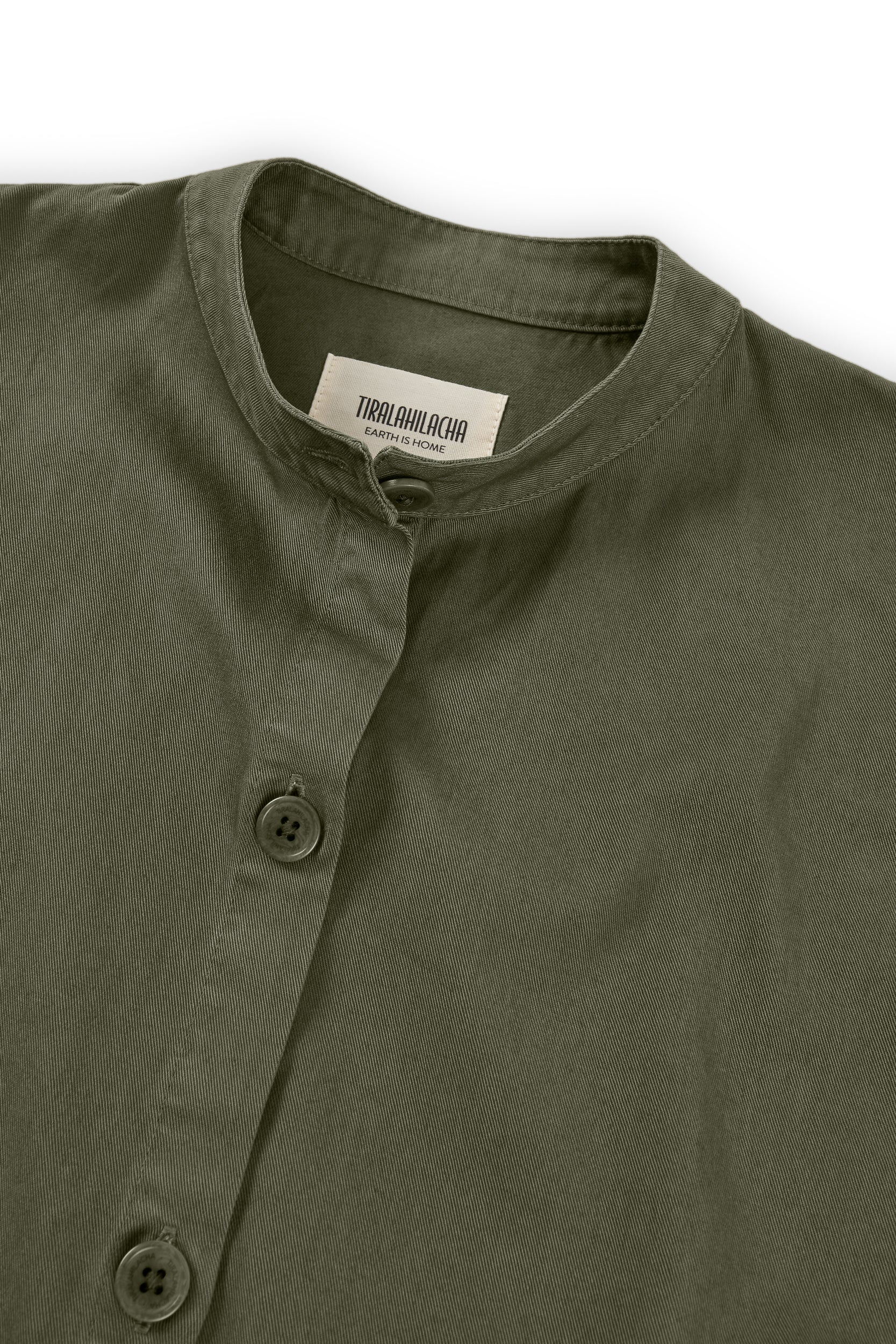 Henny Organic Cotton Jacket In Green - Imagen 6