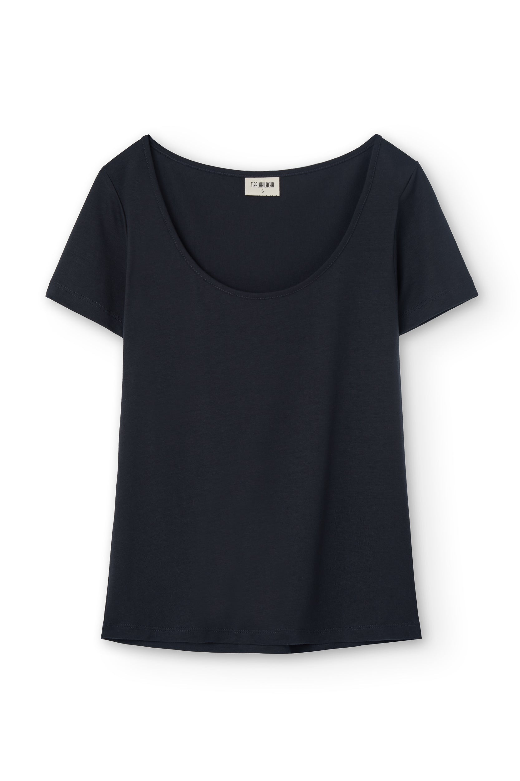 Hilda TENCEL™ short sleeved T-shirt in black