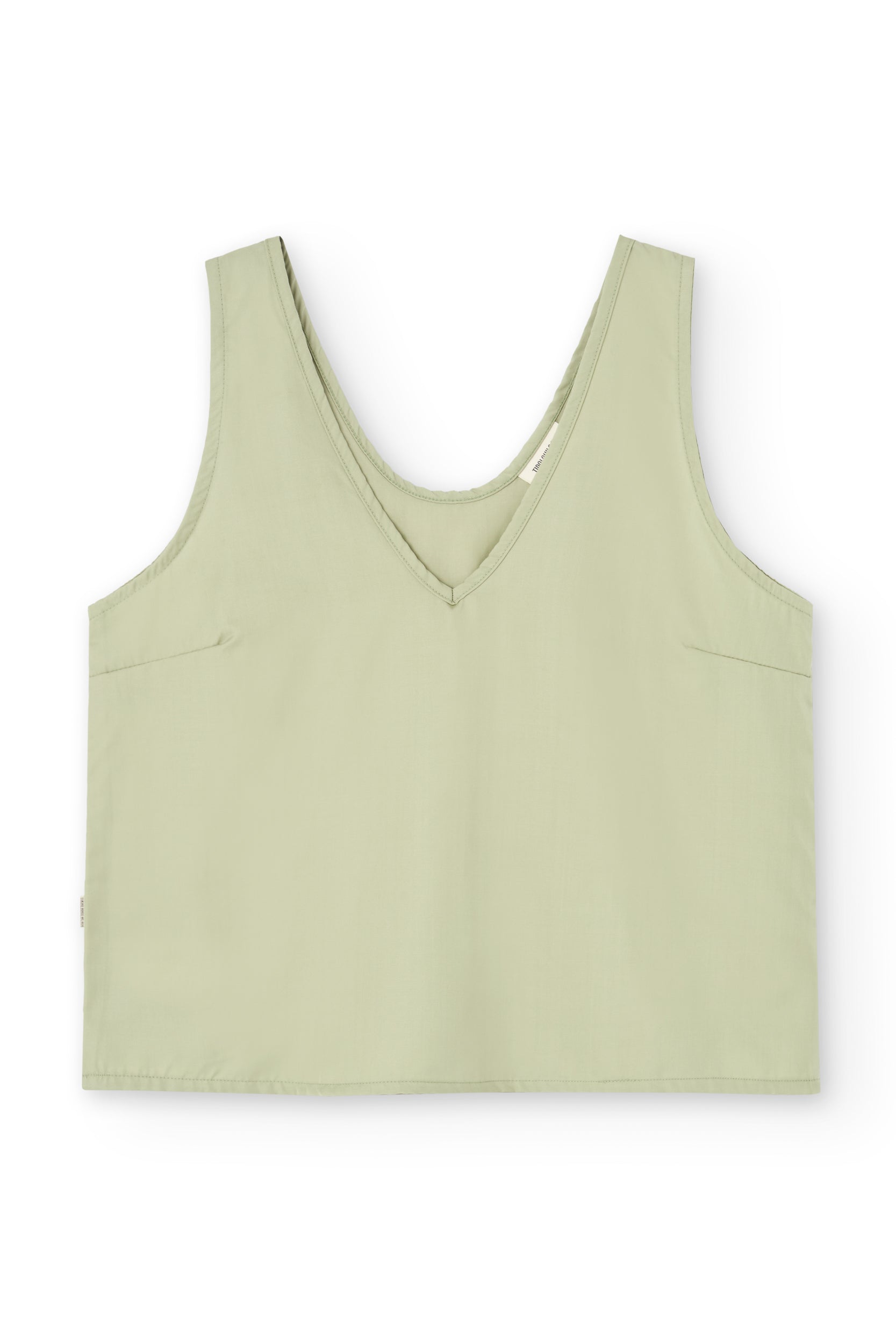 Holly TENCEL™ strap top in green