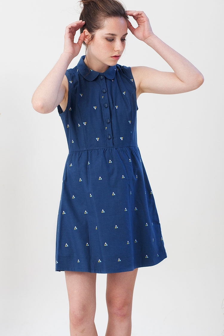 Ina dress with triangles print