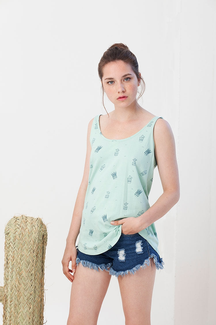 Isabella t-shirt in light green