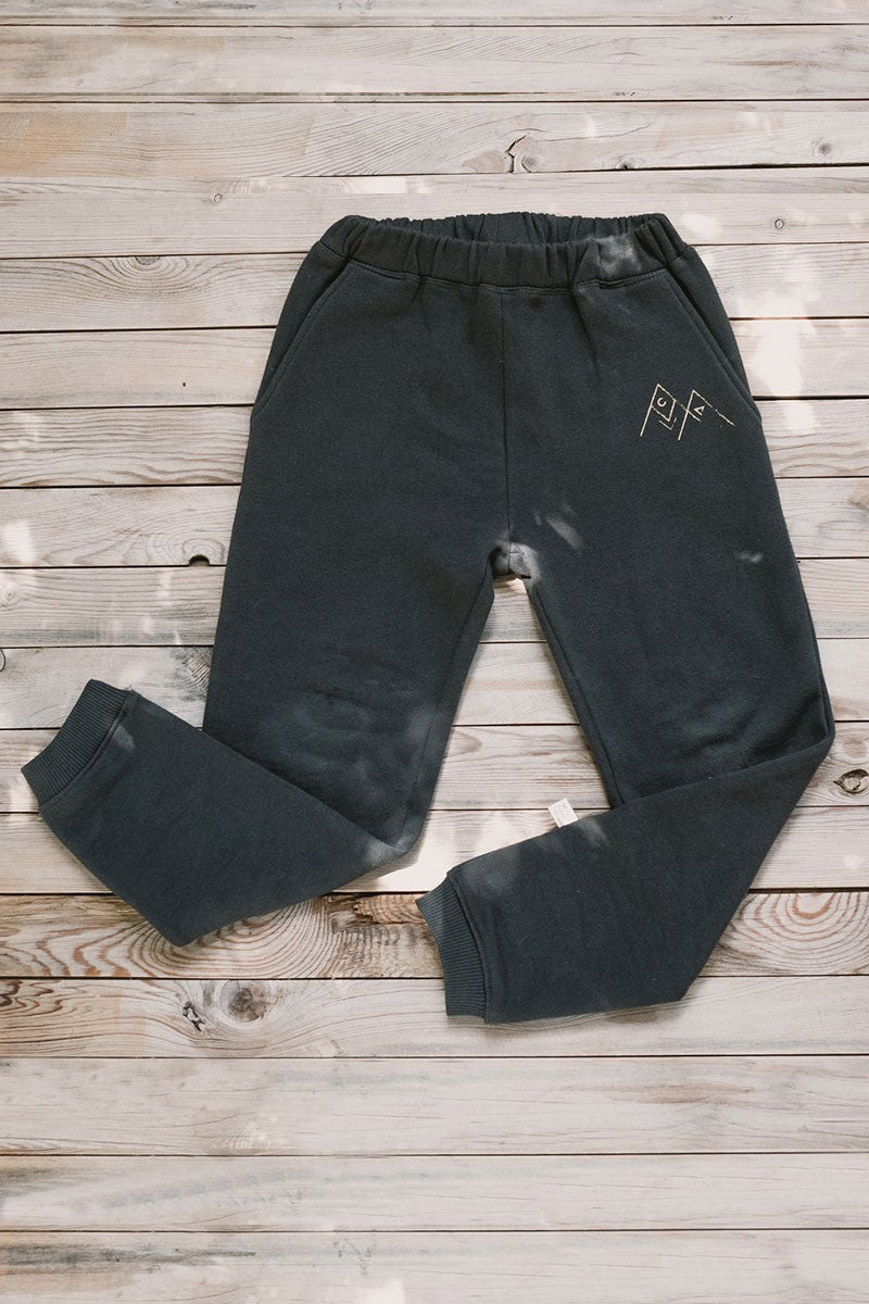 Jabari Pants Kids Mountains Black