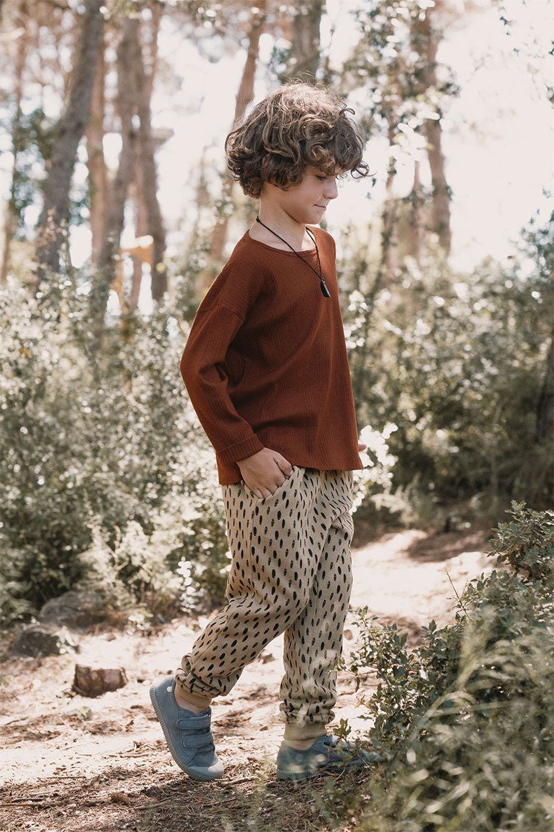 Jabari Pants Kids Stones Beige - Imagen 3