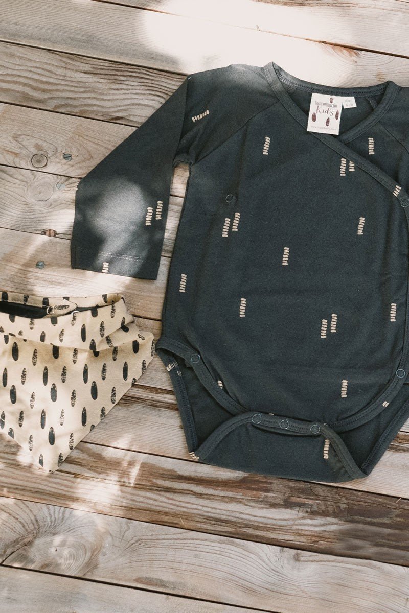 Jael Baby Bodysuit Minerals Black