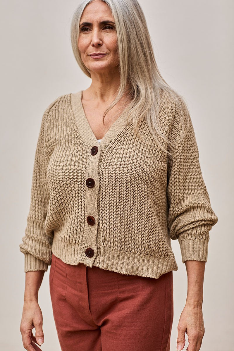 Jana Cardigan Quartz Beige
