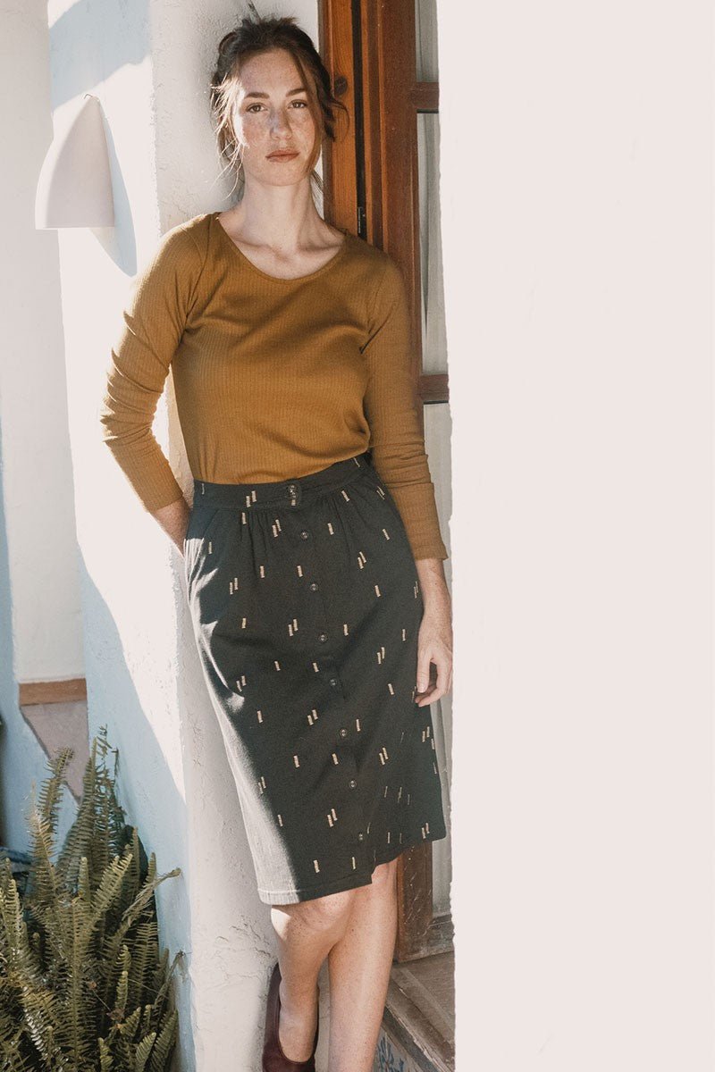 Jara Skirt Minerals Black